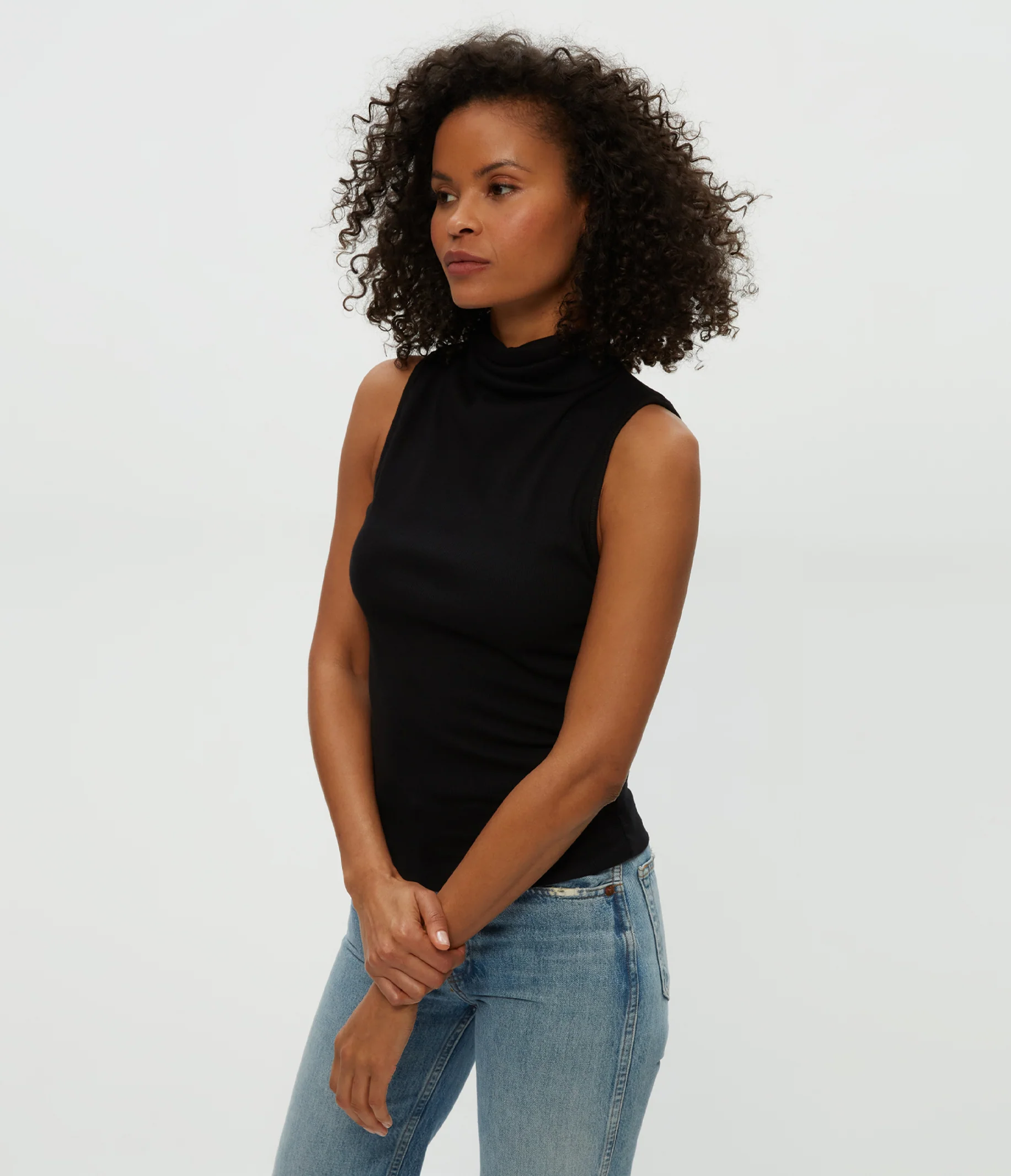 Chiara Drape Neck Tank - Image 15