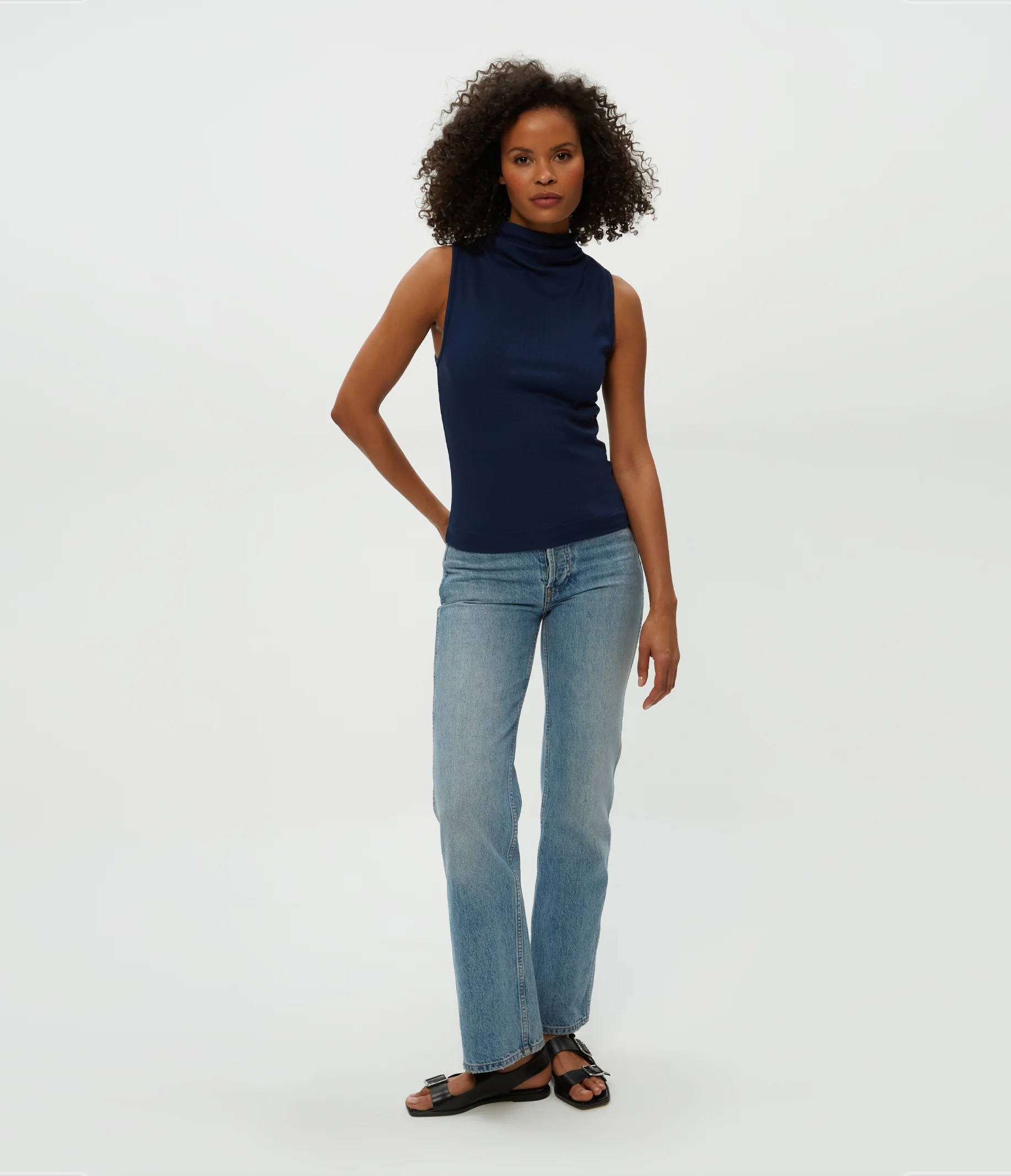 Chiara Drape Neck Tank - Image 18