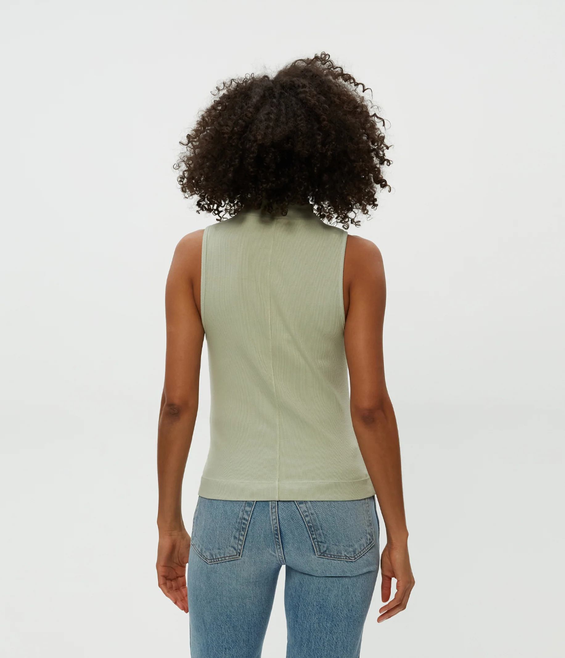 Chiara Drape Neck Tank - Image 4