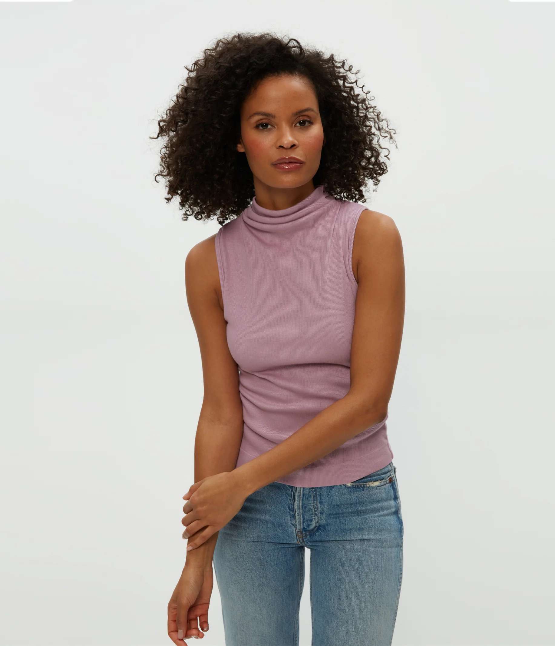 Chiara Drape Neck Tank - Image 9