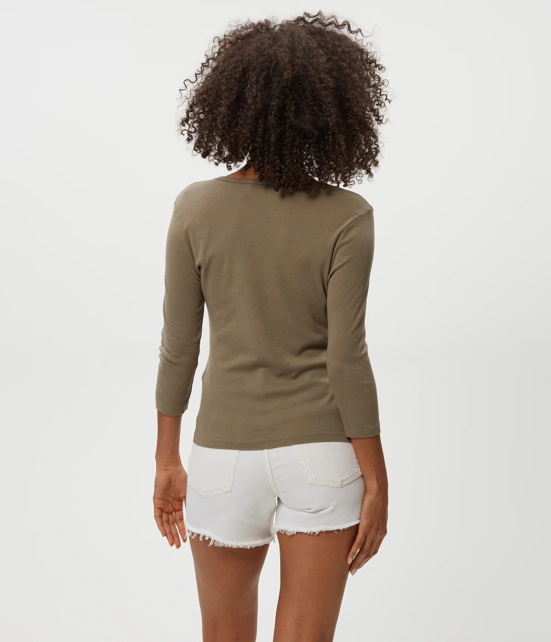 Dakota 3/4 Sleeve Tee - Image 11