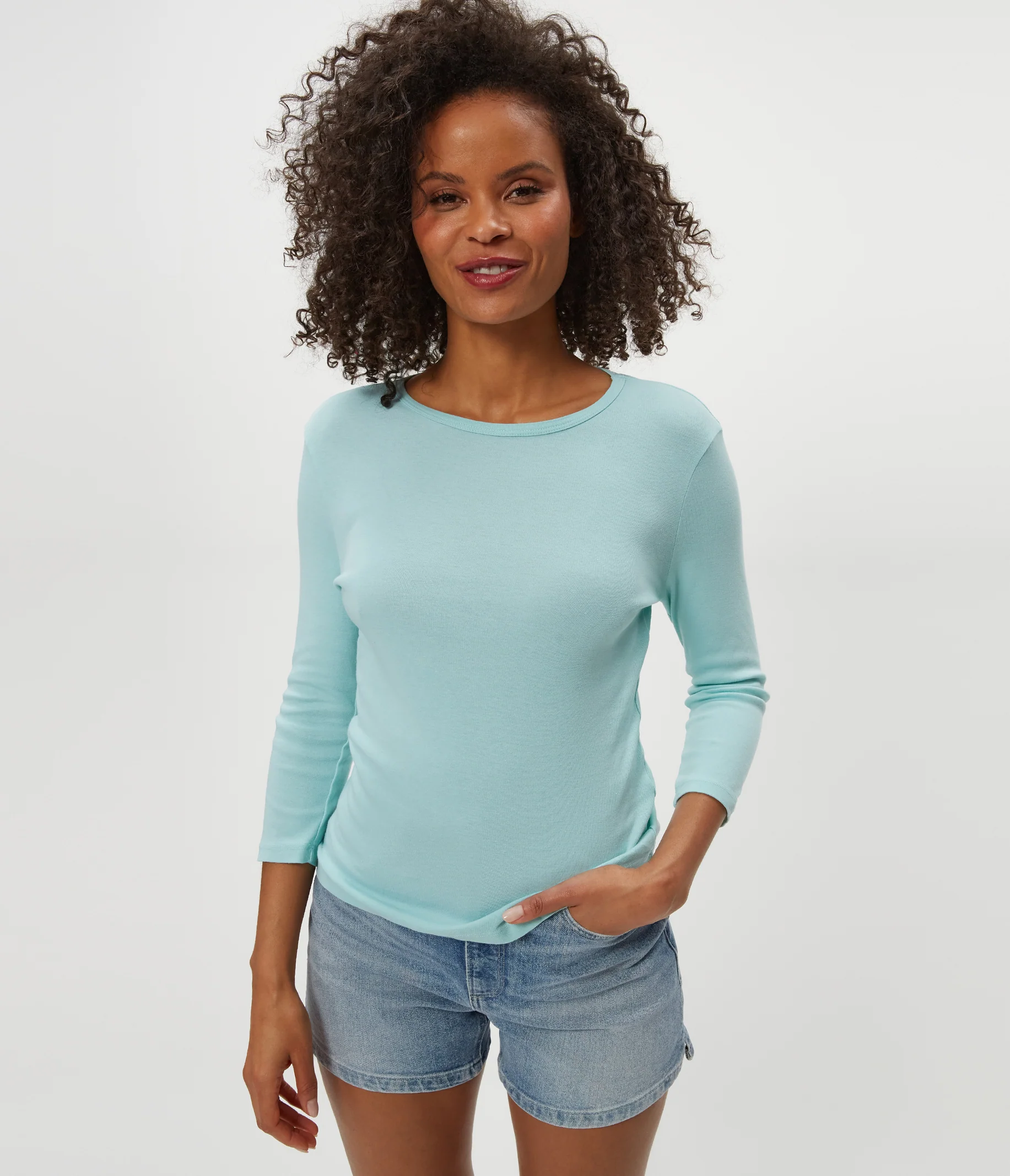 Dakota 3/4 Sleeve Tee - Image 12