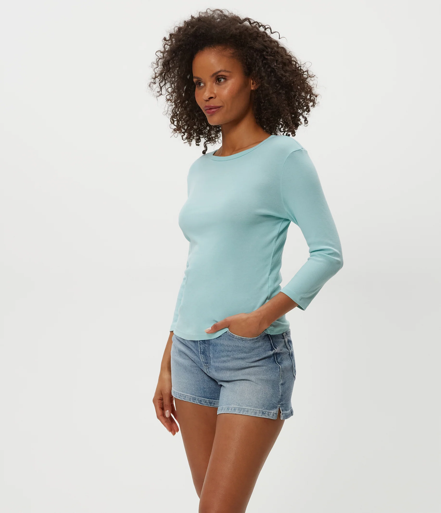 Dakota 3/4 Sleeve Tee - Image 14