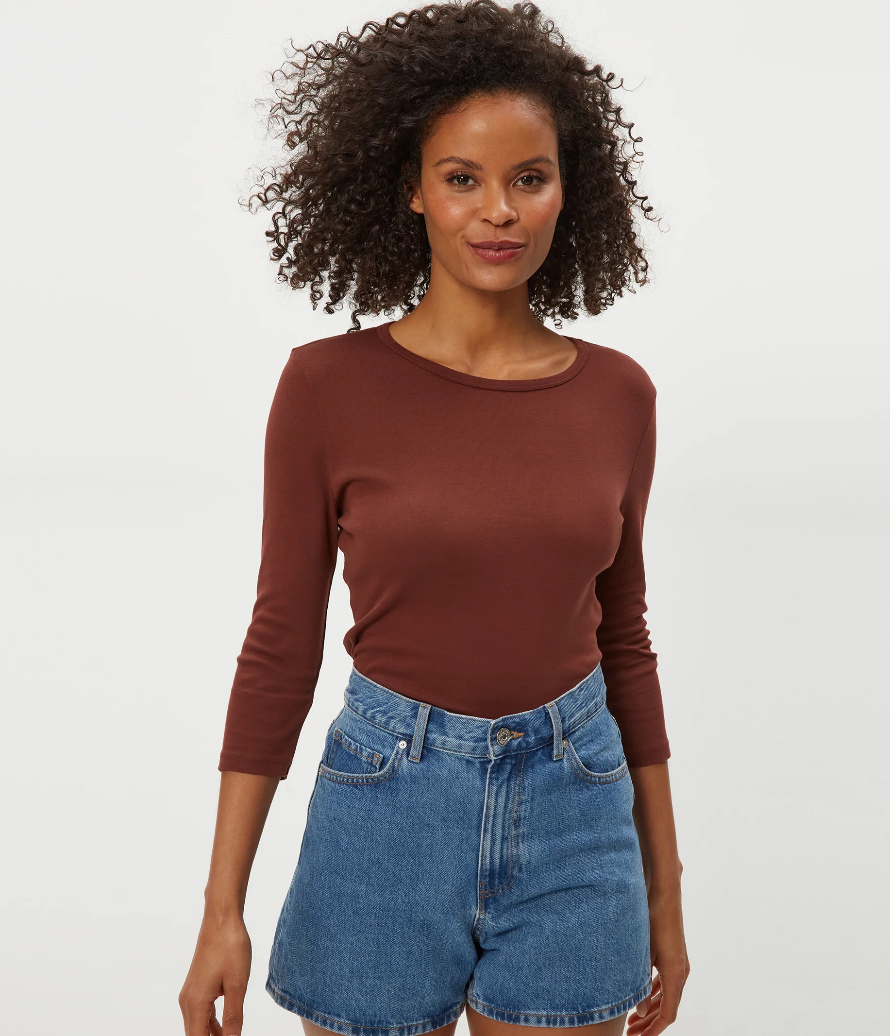 Dakota 3/4 Sleeve Tee - Image 4