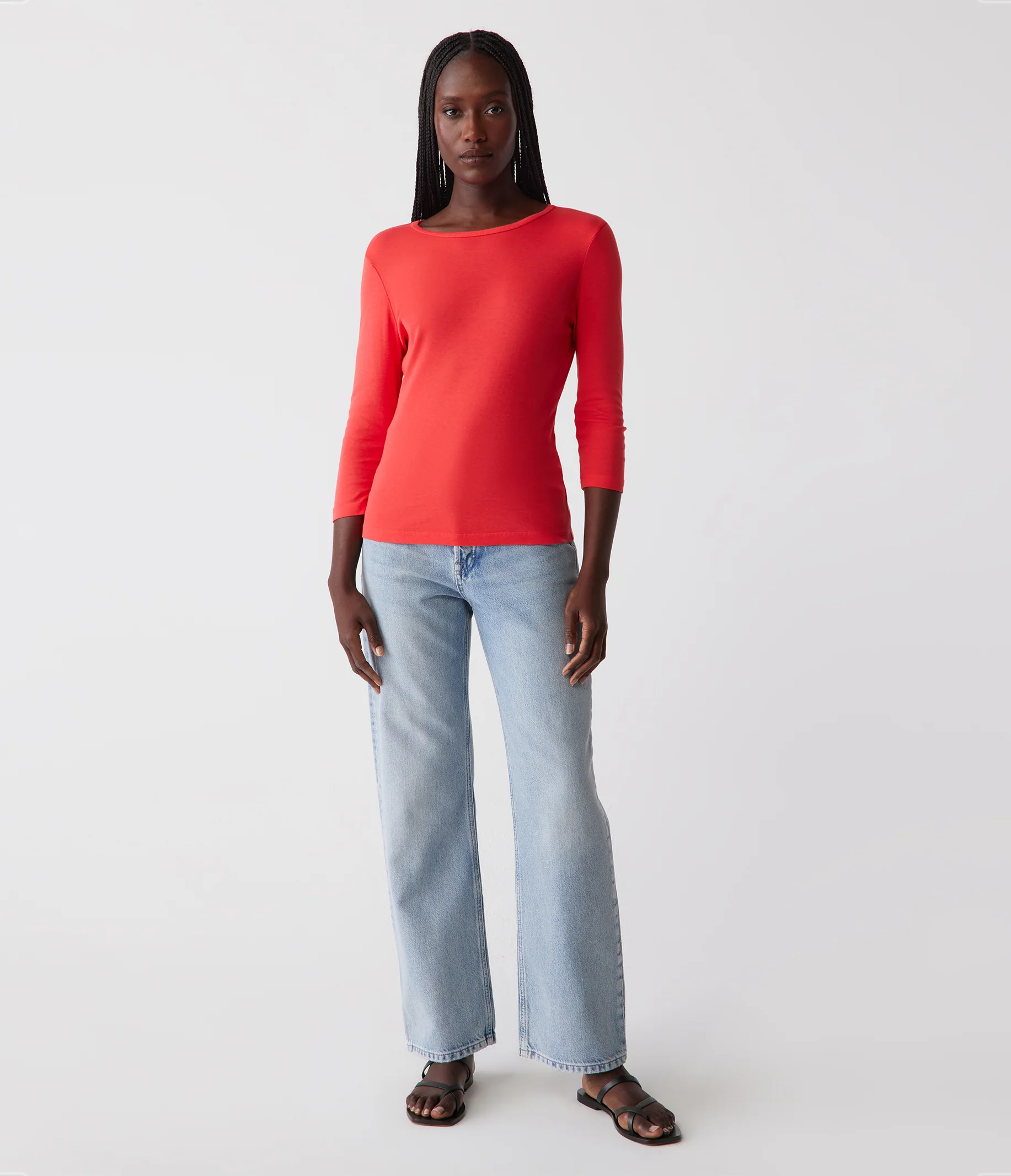 Dakota 3/4 Sleeve Tee - Image 44