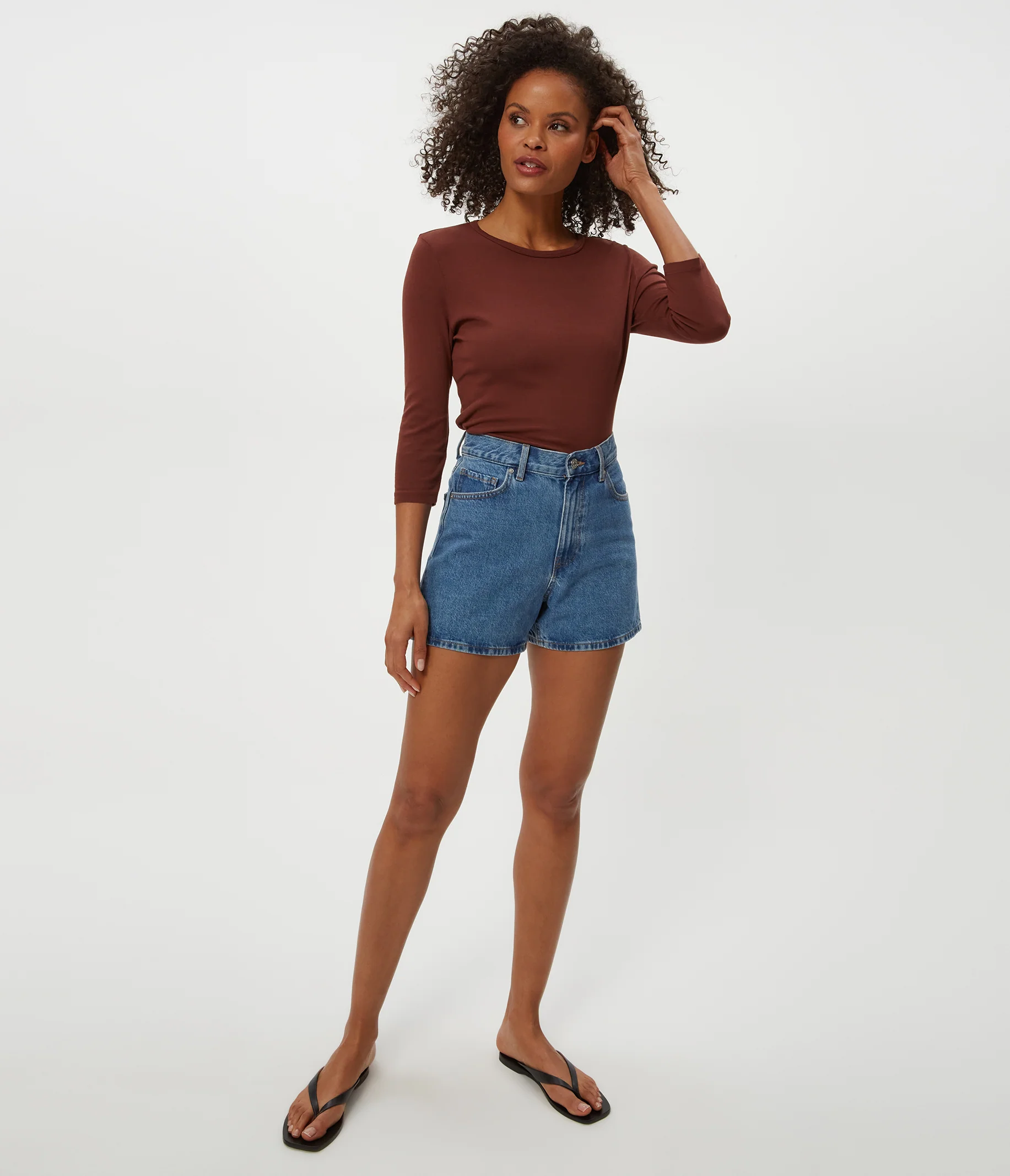 Dakota 3/4 Sleeve Tee - Image 5