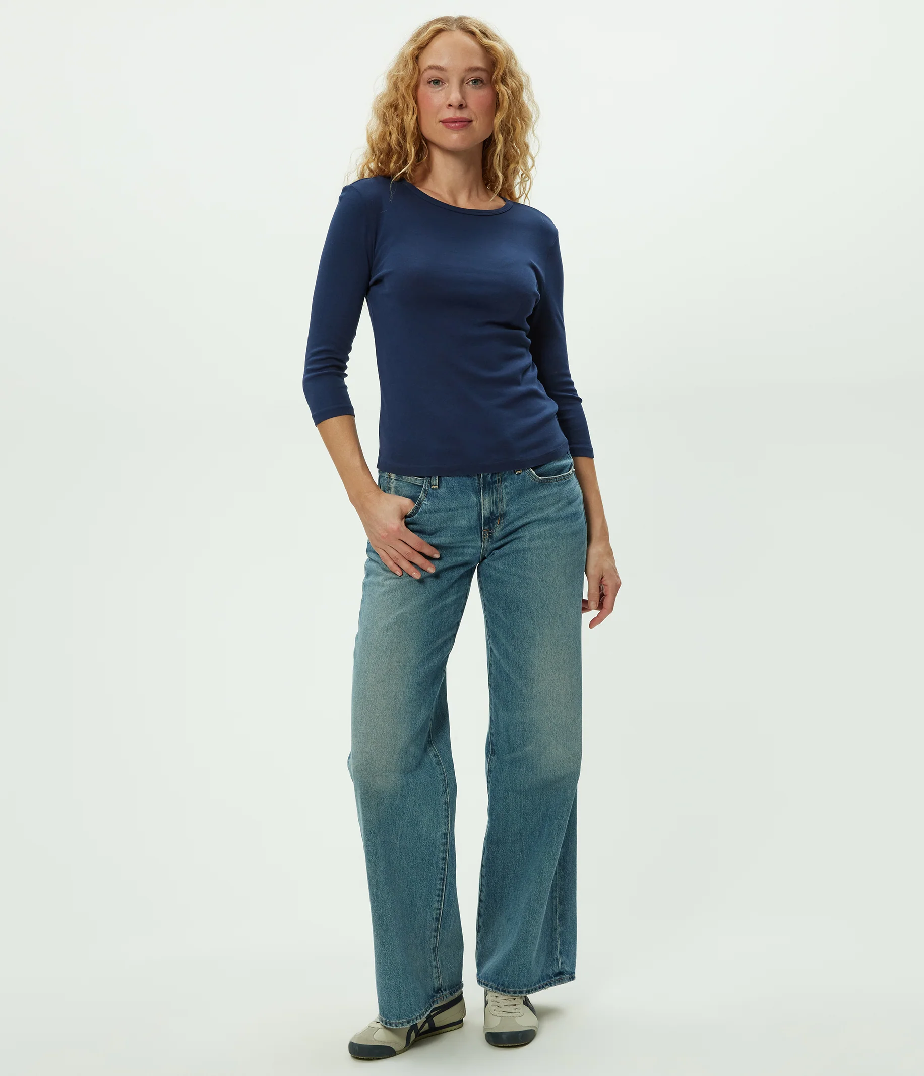 Dakota 3/4 Sleeve Tee - Image 67