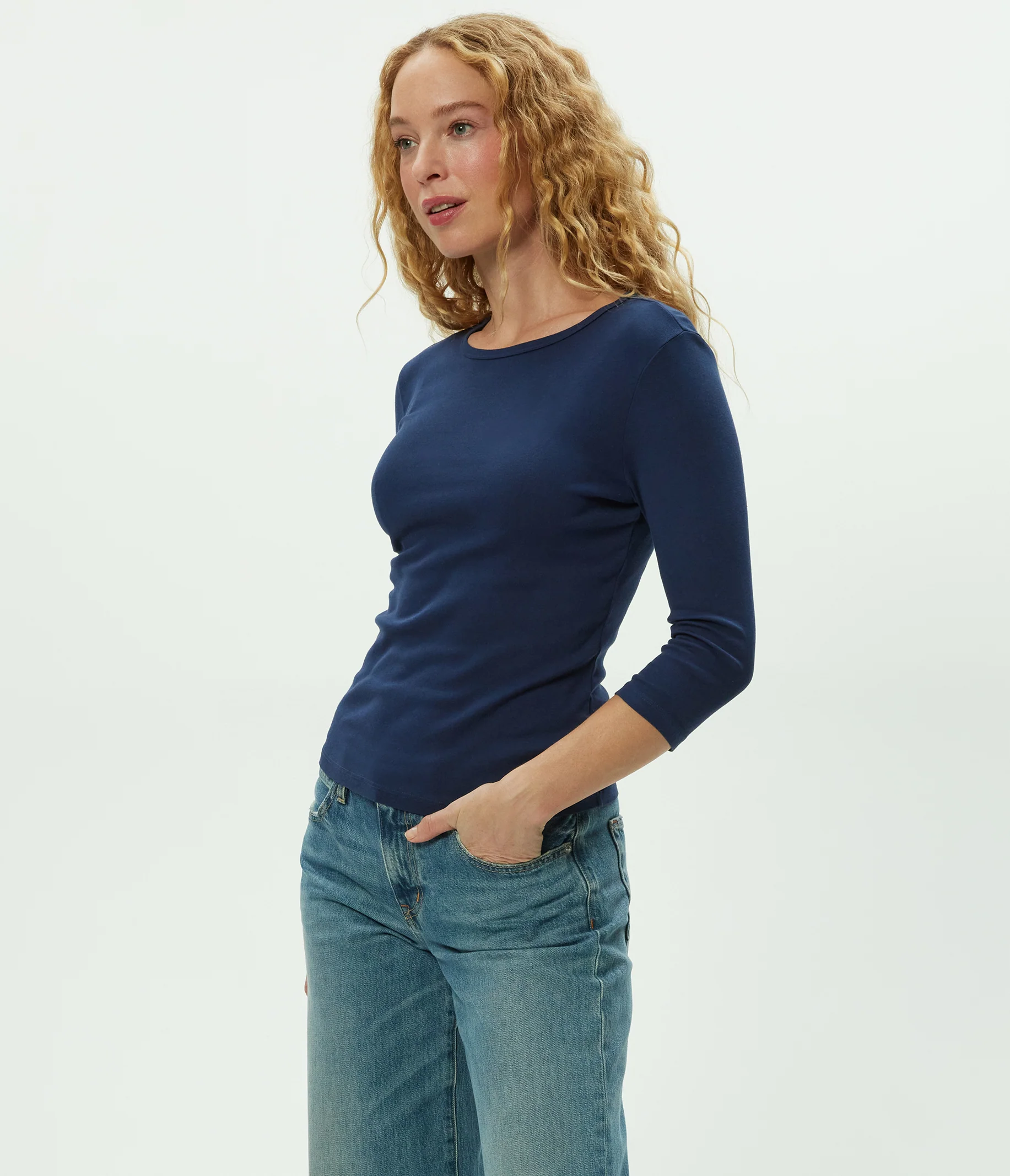 Dakota 3/4 Sleeve Tee - Image 68