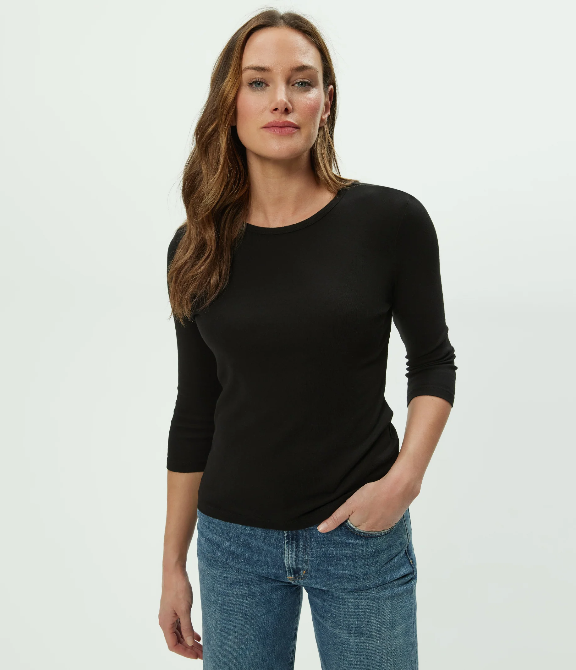 Dakota 3/4 Sleeve Tee - Image 70