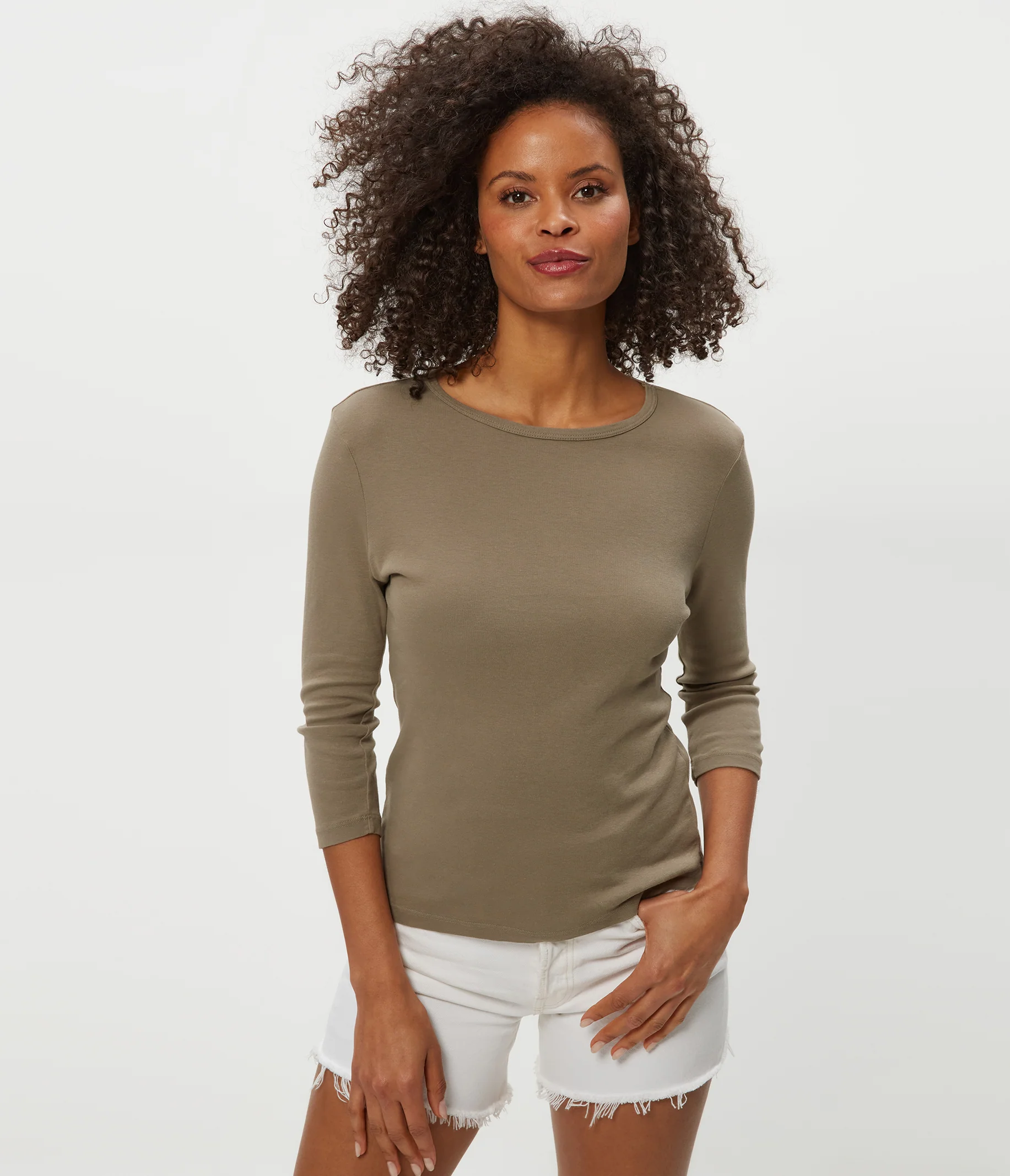 Dakota 3/4 Sleeve Tee - Image 8