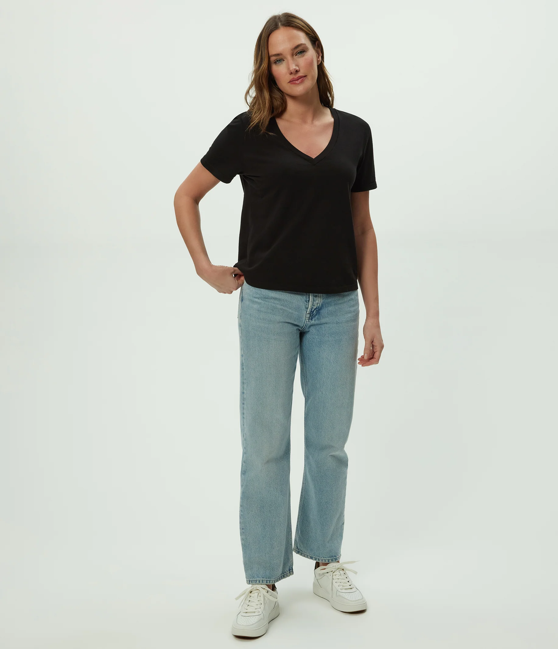 Daria V-Neck Tee - Image 21