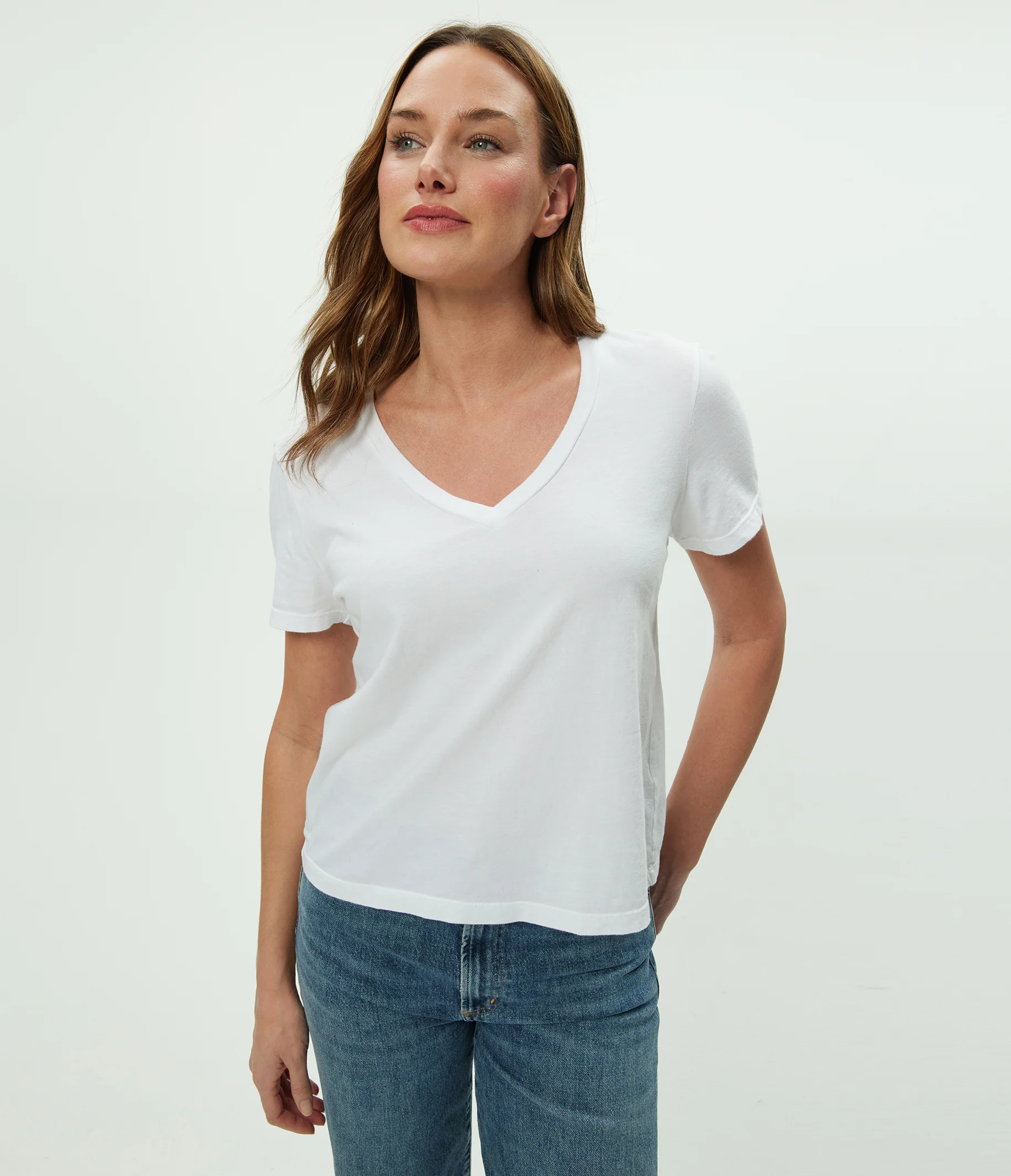 Daria V-Neck Tee - Image 30