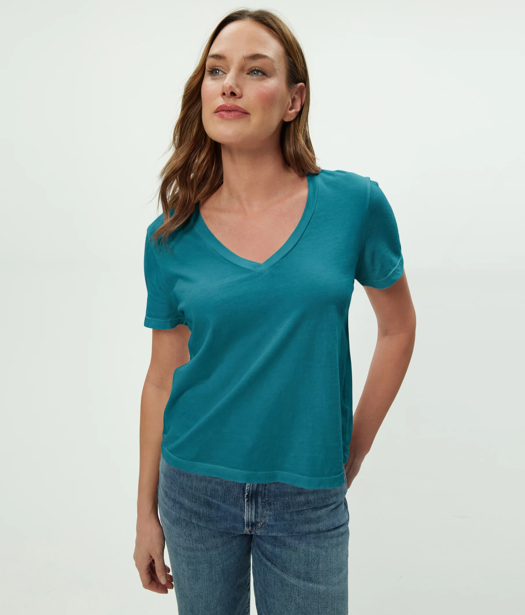 Daria V-Neck Tee - Image 4