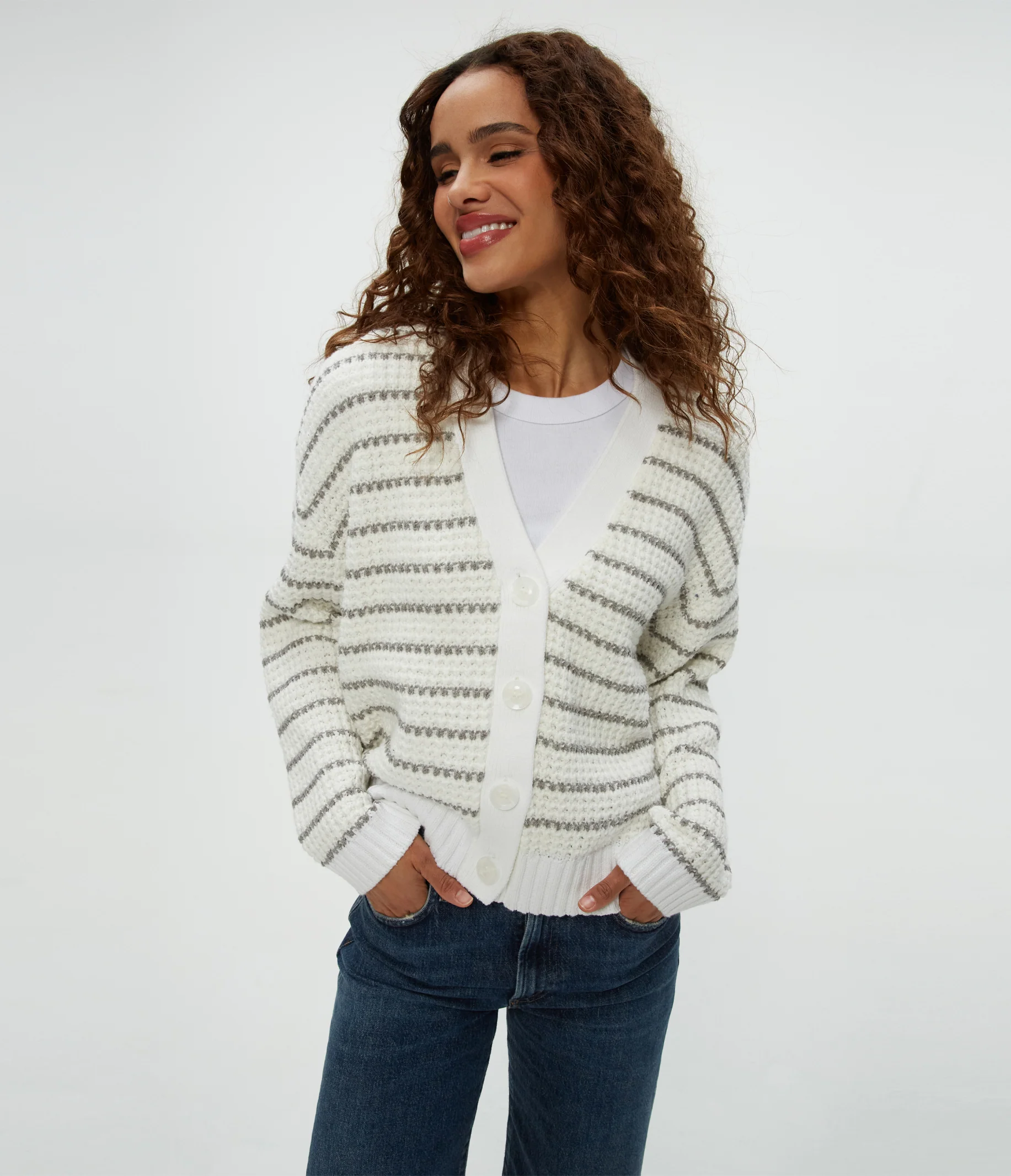 Dodi Striped Cardigan - Image 3
