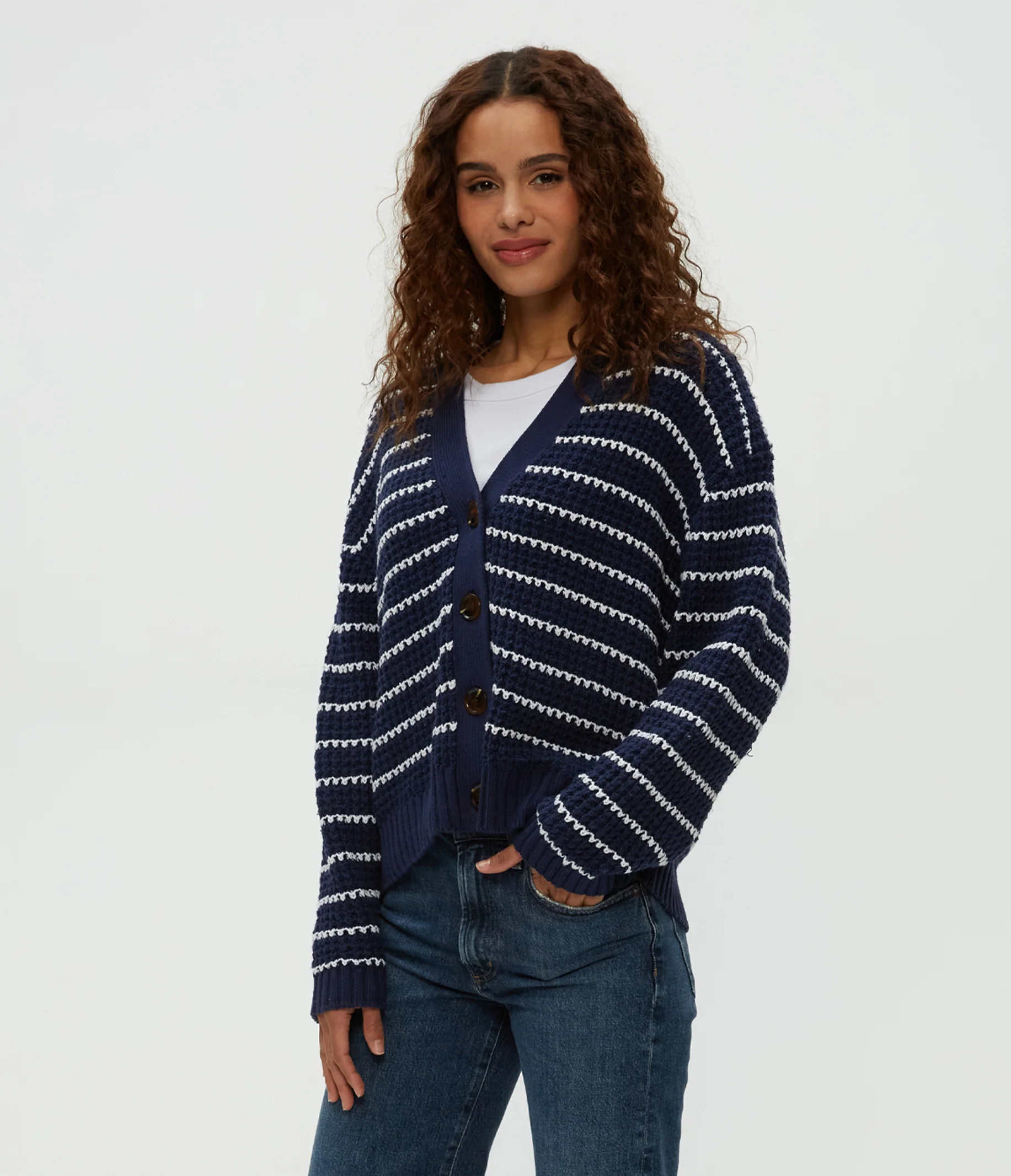 Dodi Striped Cardigan - Image 5
