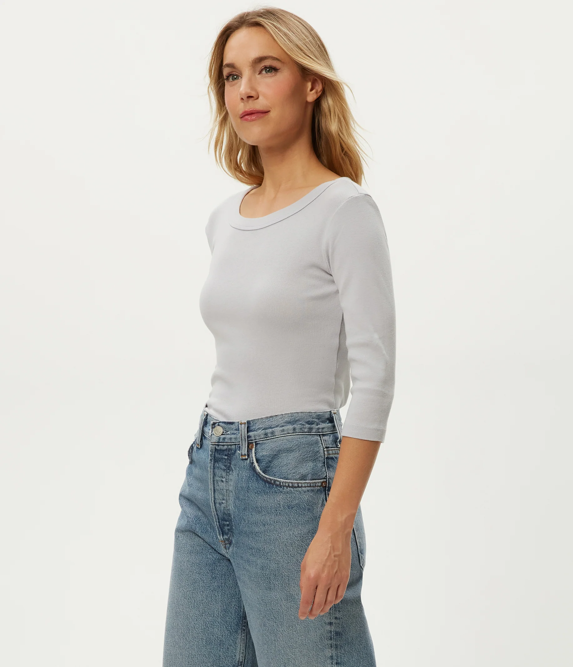 Dot 3/4 Sleeve Tee - Image 12