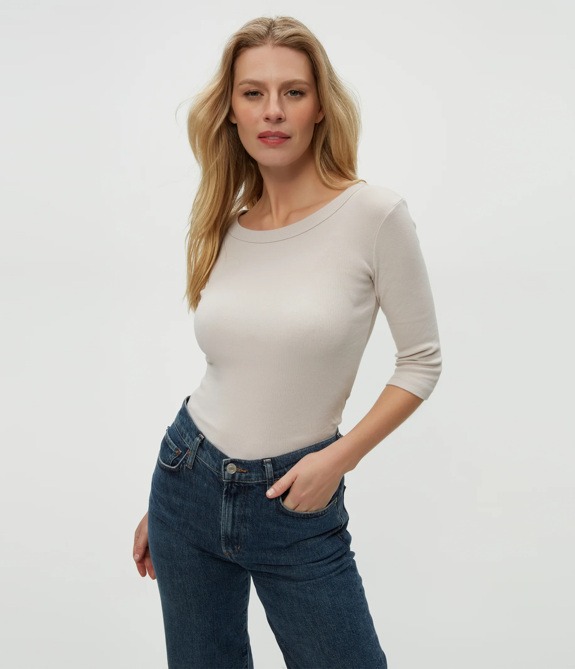 Dot 3/4 Sleeve Tee - Image 22