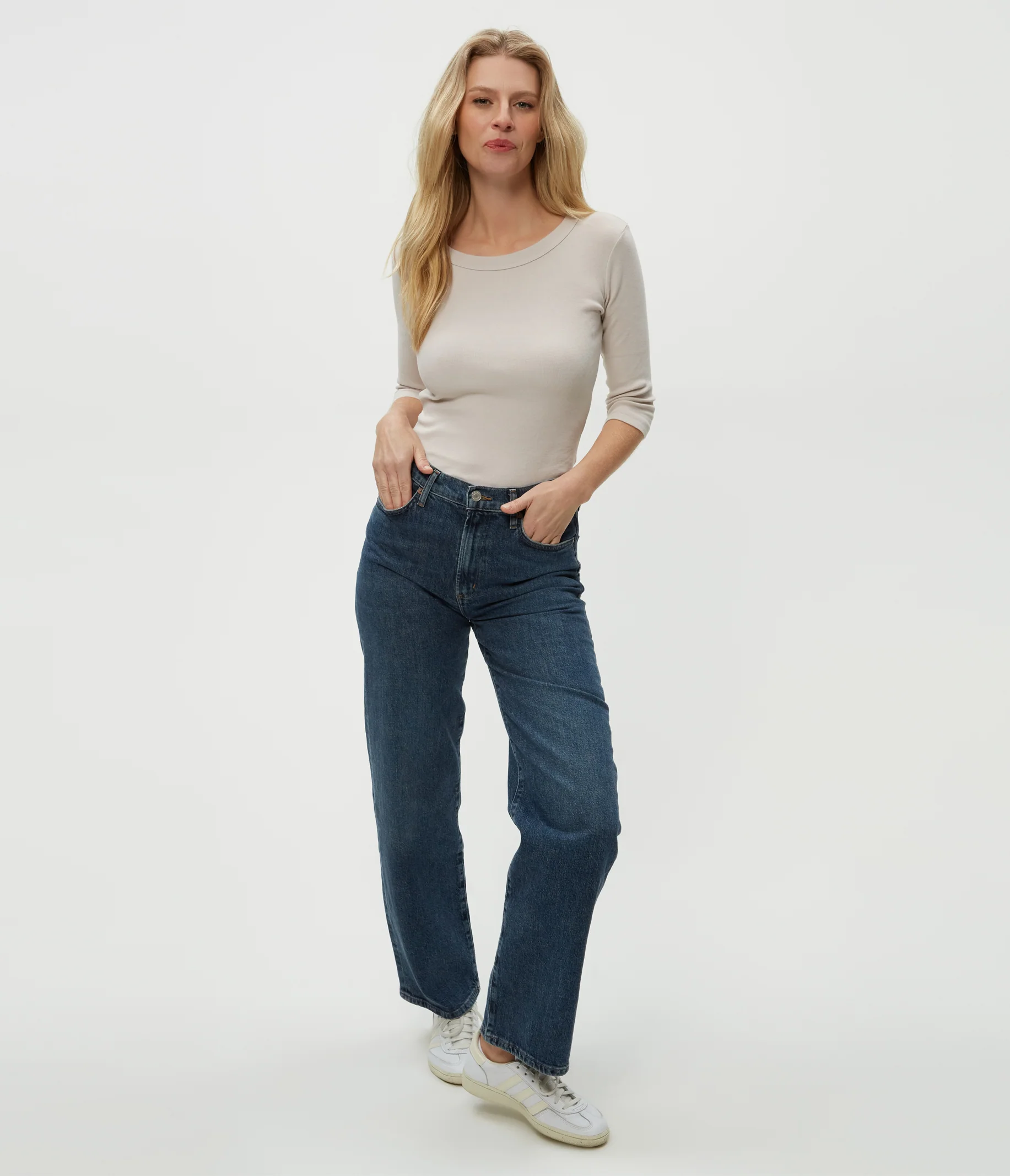 Dot 3/4 Sleeve Tee - Image 23