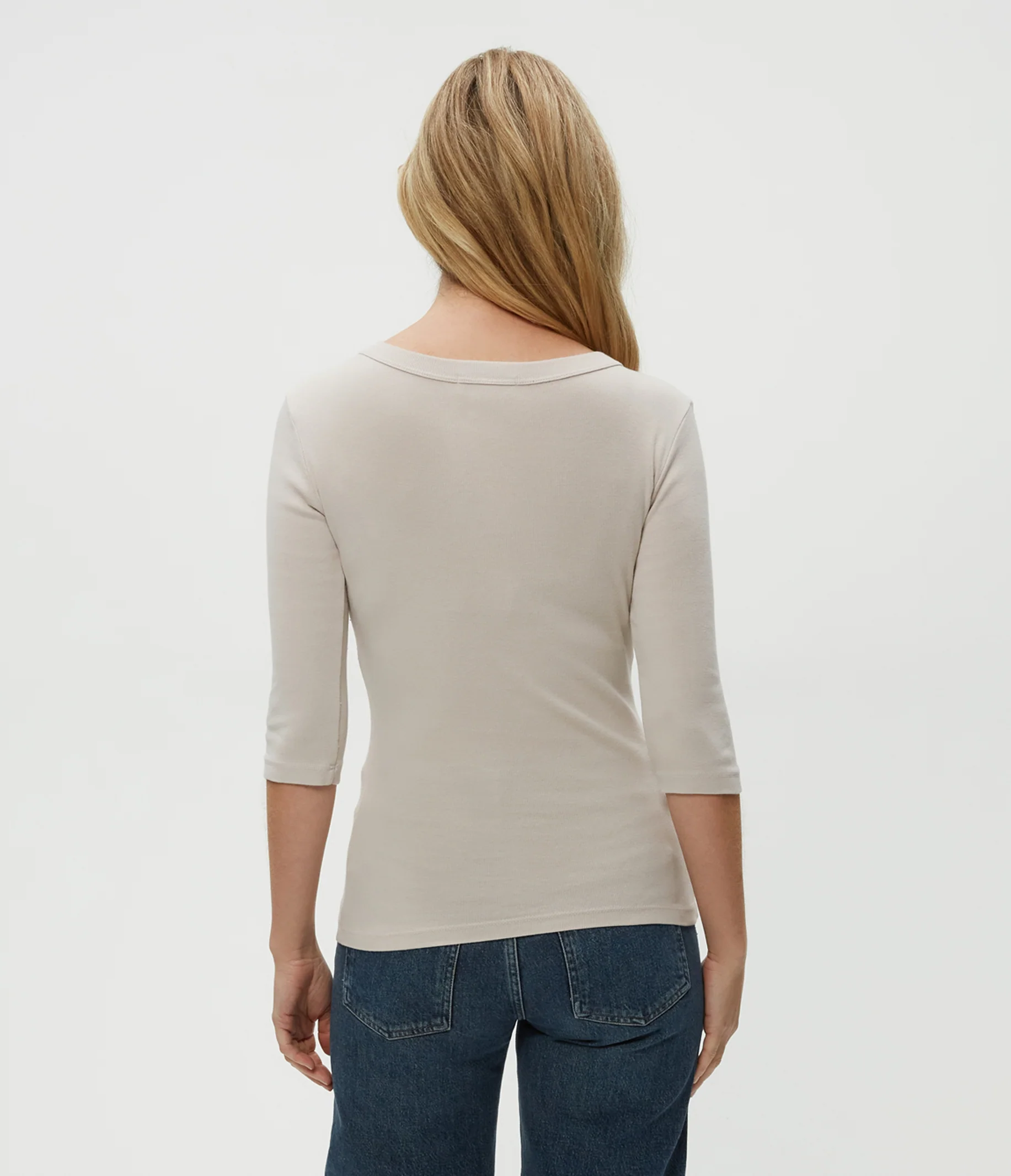 Dot 3/4 Sleeve Tee - Image 25