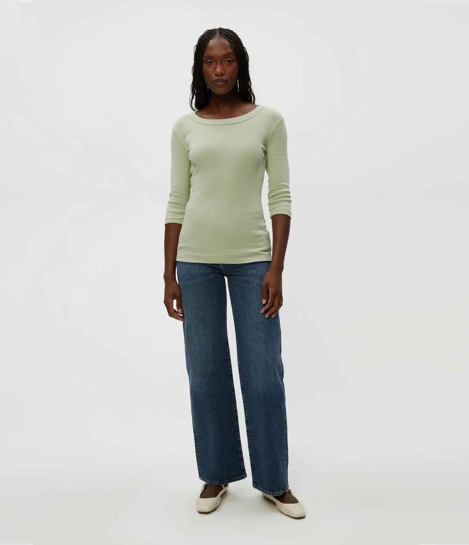 Dot 3/4 Sleeve Tee - Image 27