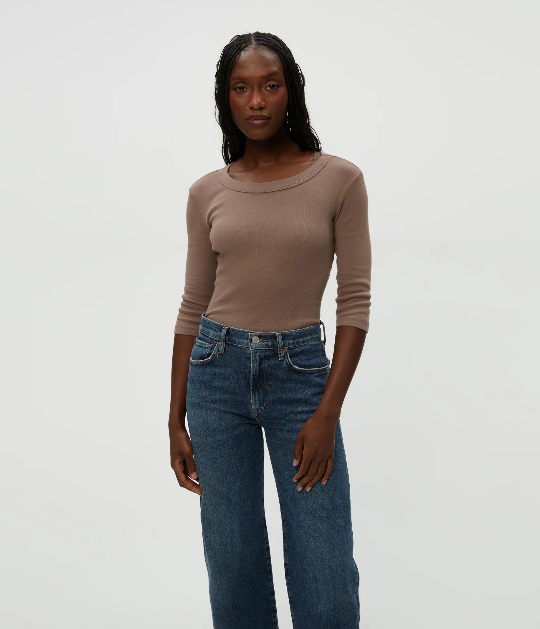 Dot 3/4 Sleeve Tee - Image 30