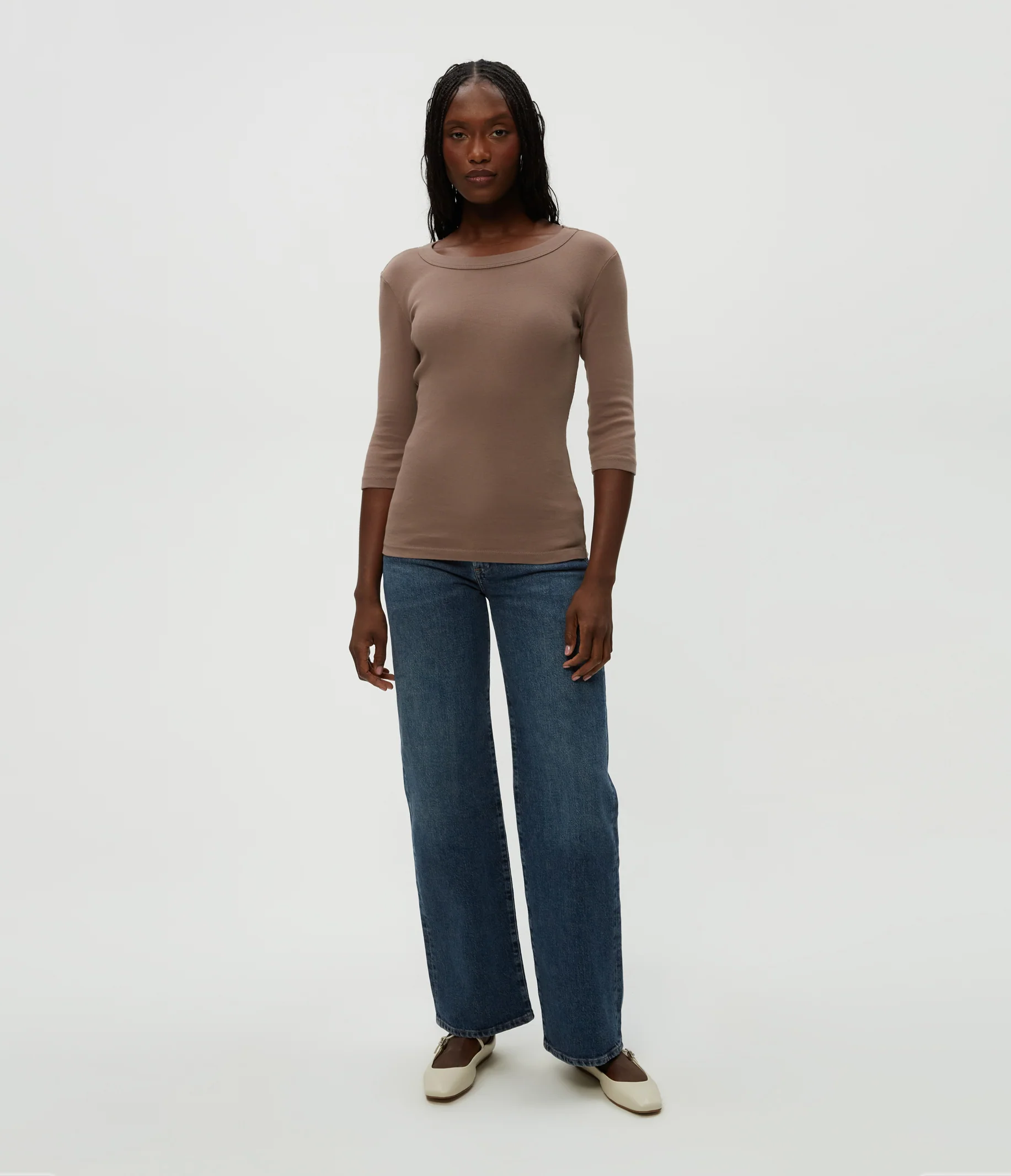 Dot 3/4 Sleeve Tee - Image 31