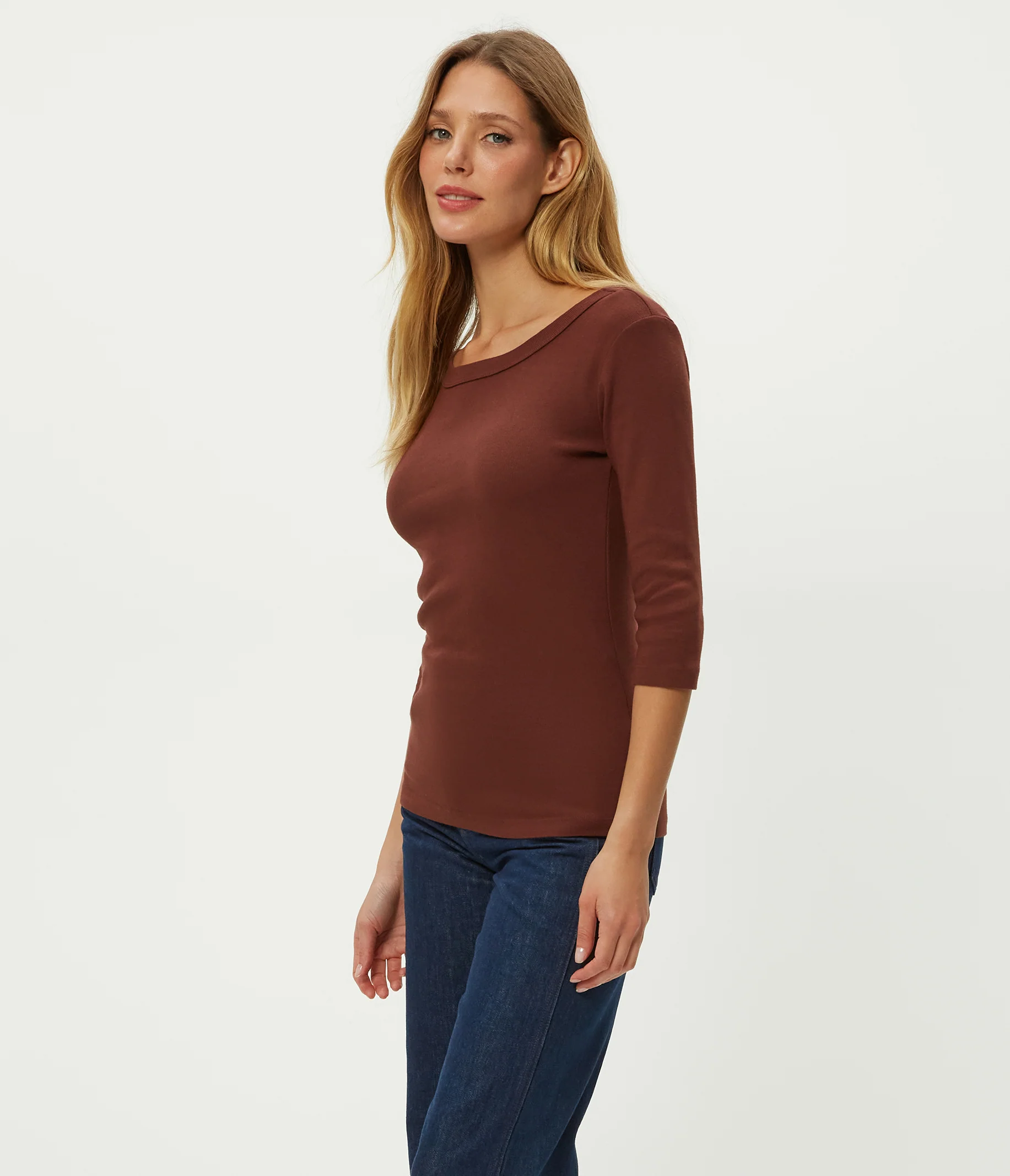 Dot 3/4 Sleeve Tee - Image 36