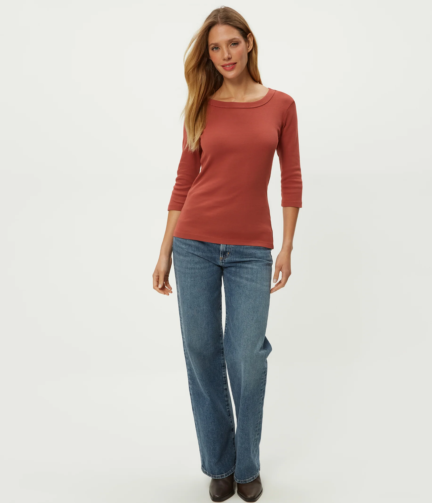 Dot 3/4 Sleeve Tee - Image 39