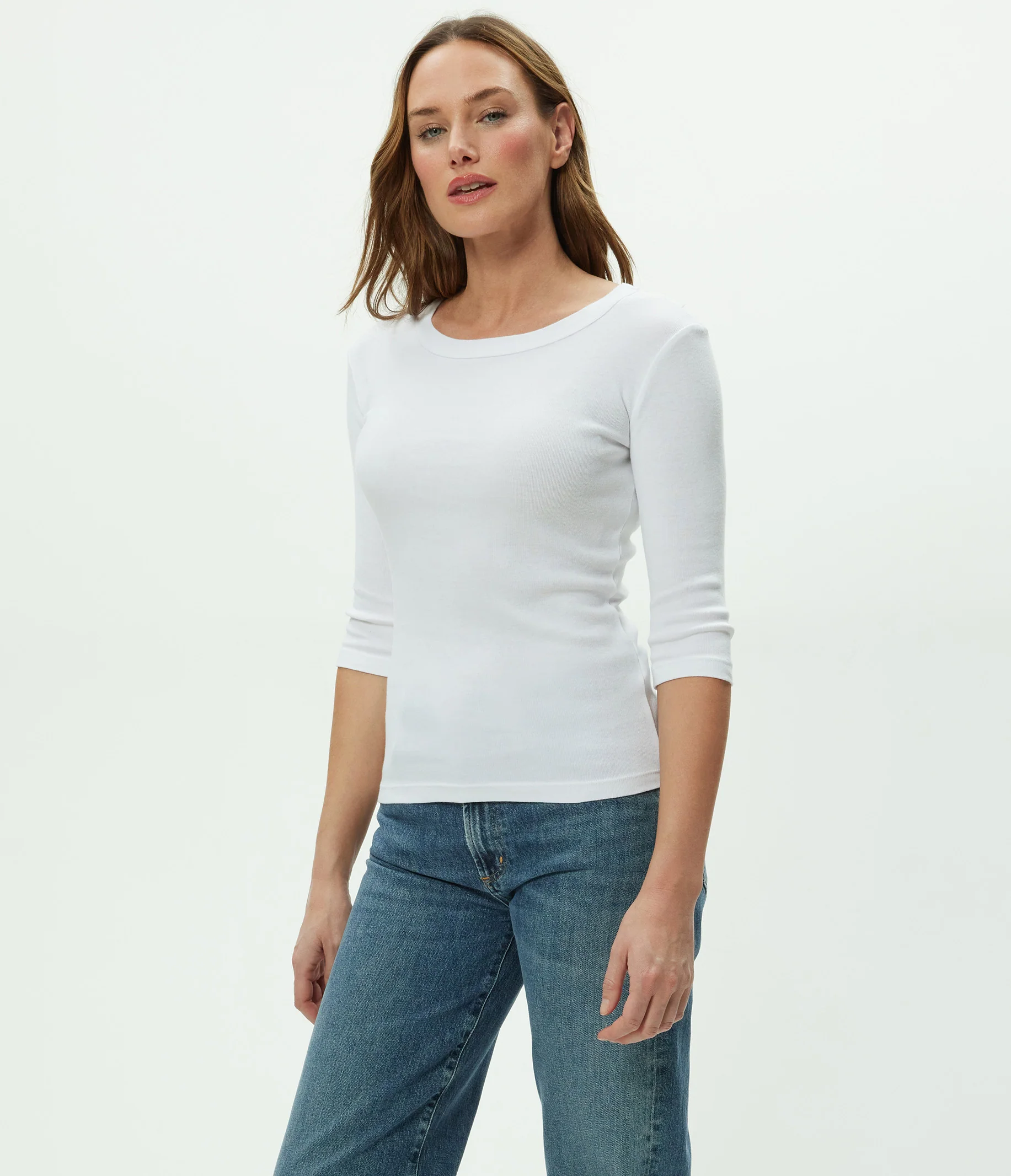 Dot 3/4 Sleeve Tee - Image 4