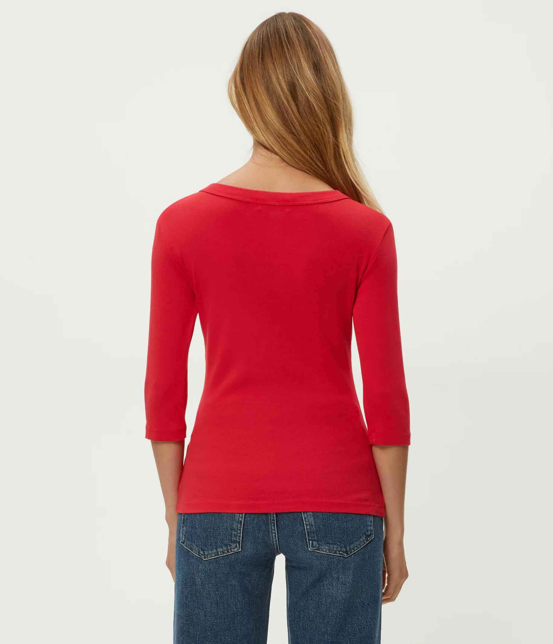 Dot 3/4 Sleeve Tee - Image 45