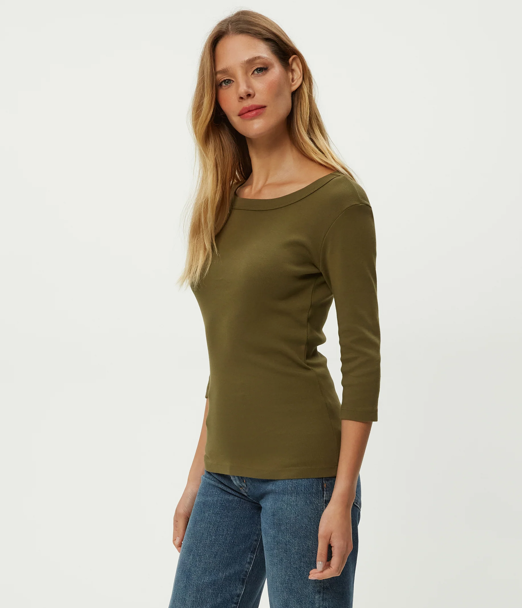 Dot 3/4 Sleeve Tee - Image 48