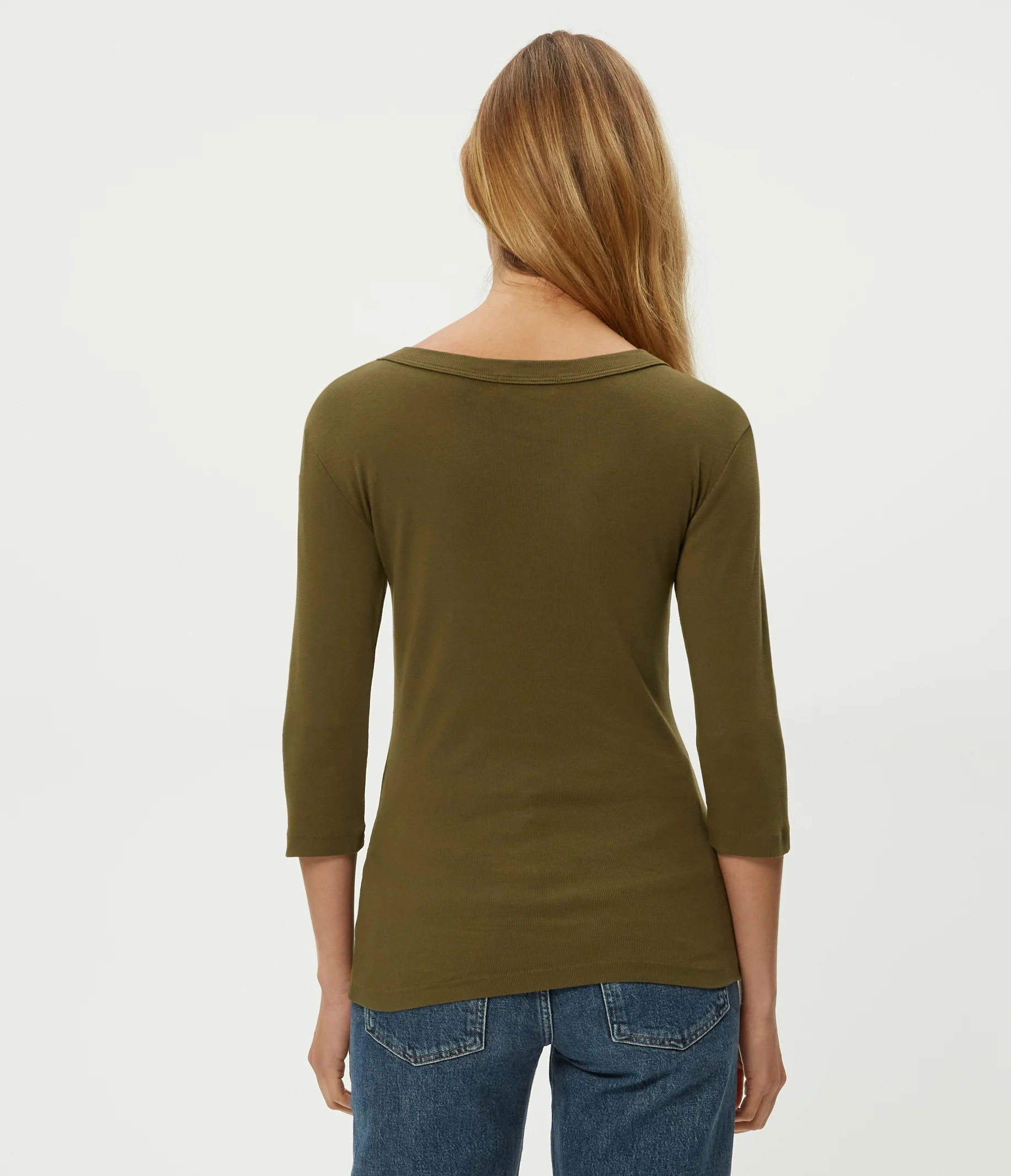 Dot 3/4 Sleeve Tee - Image 49