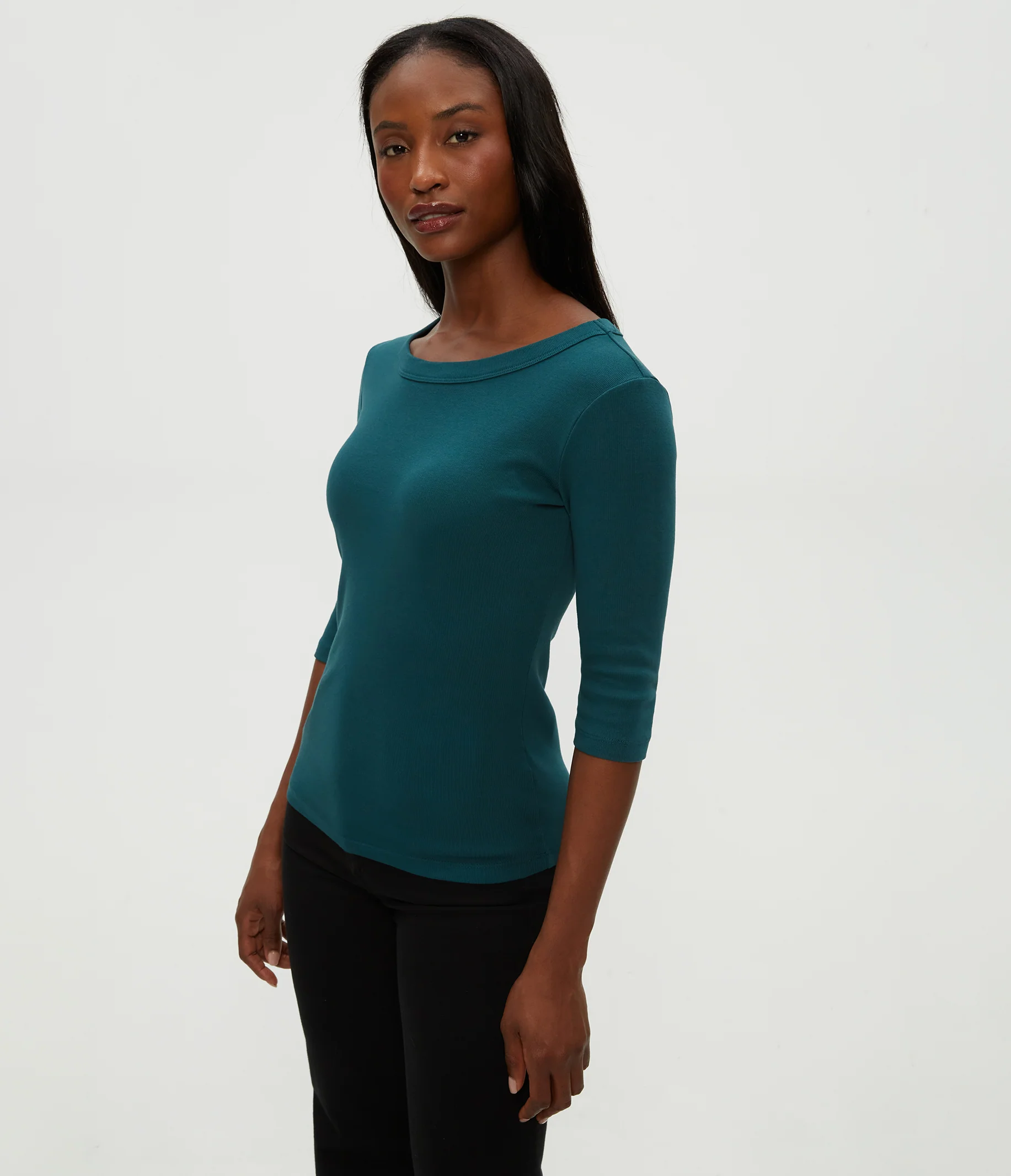 Dot 3/4 Sleeve Tee - Image 52