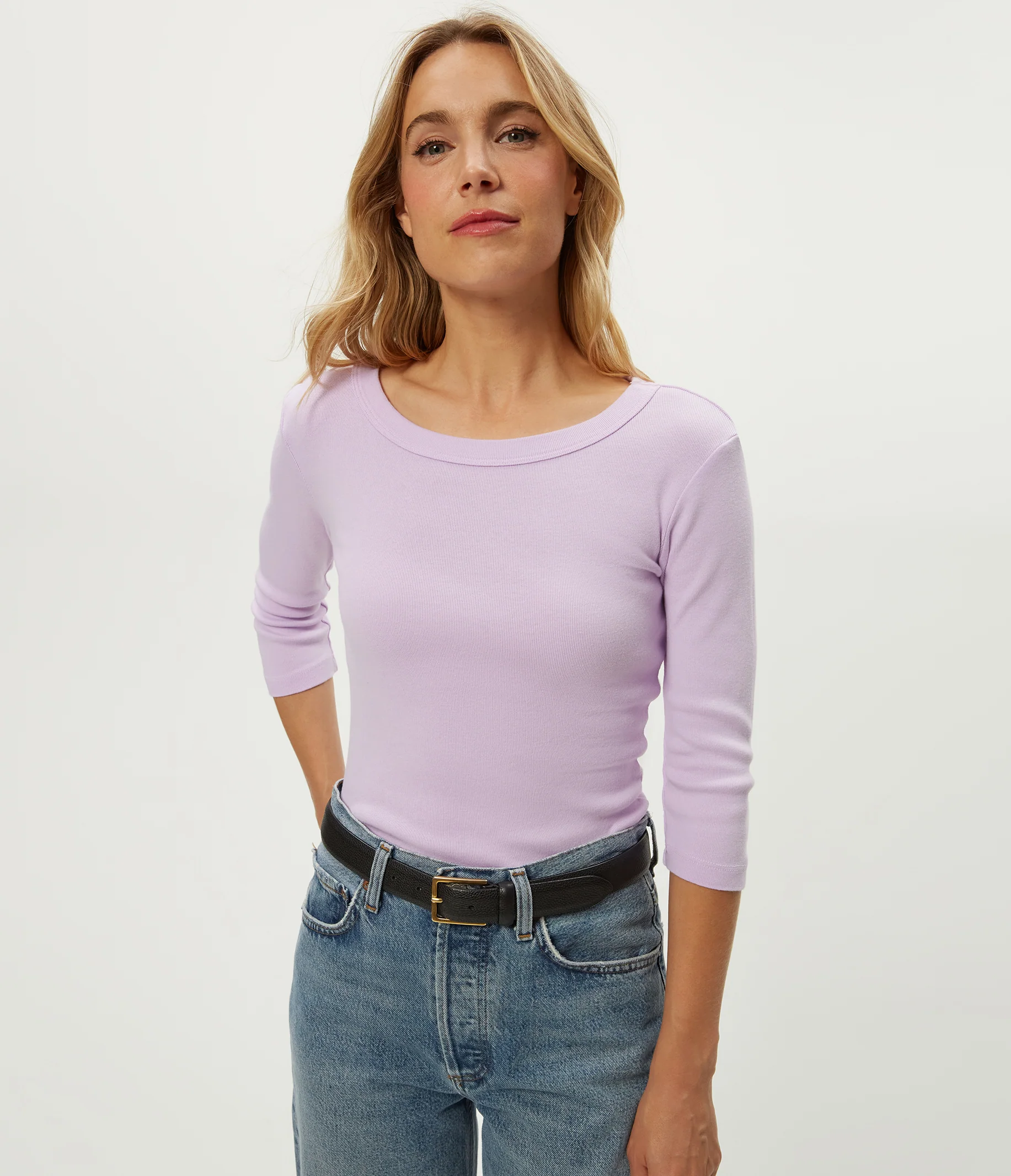 Dot 3/4 Sleeve Tee - Image 6