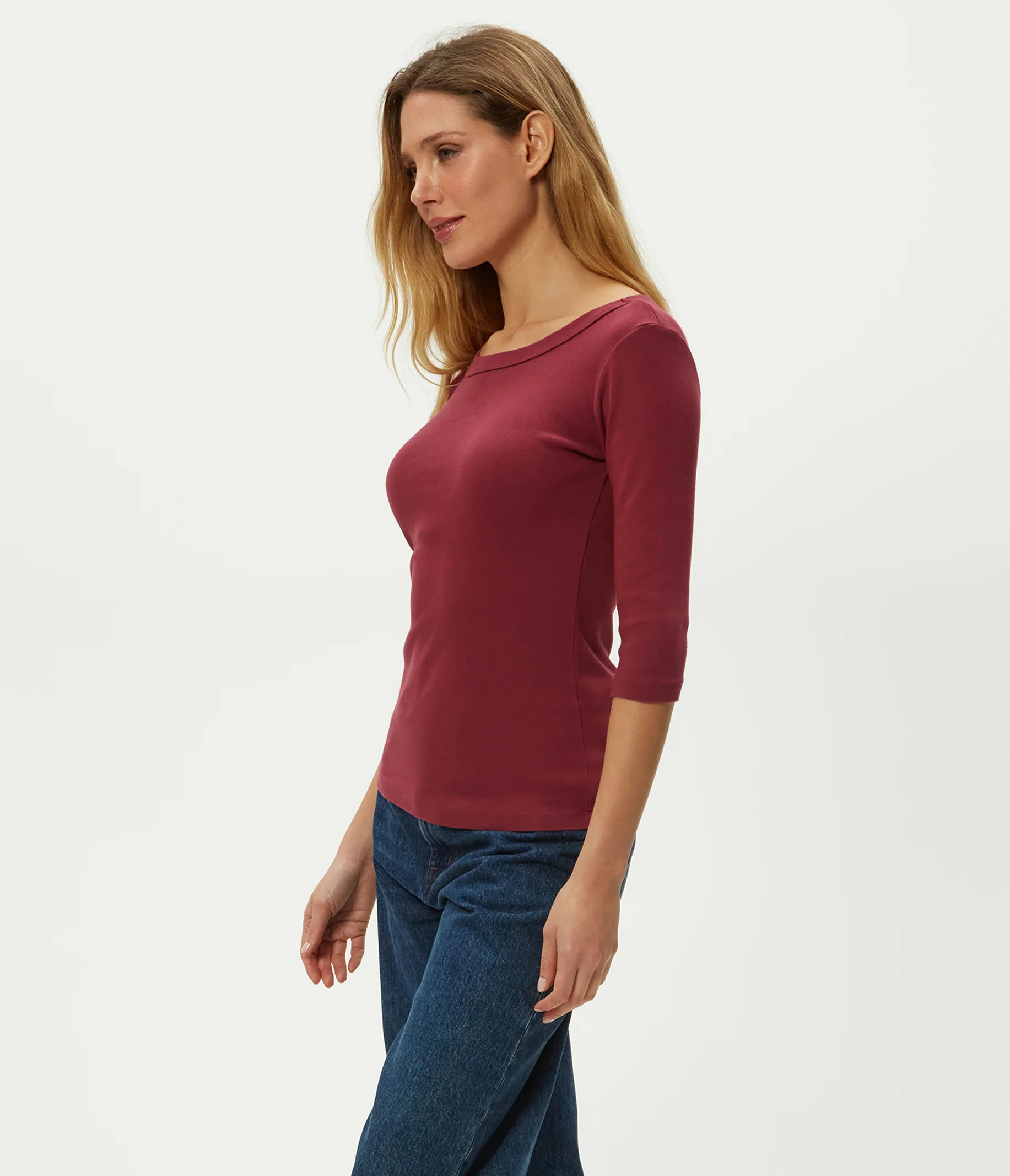 Dot 3/4 Sleeve Tee - Image 60