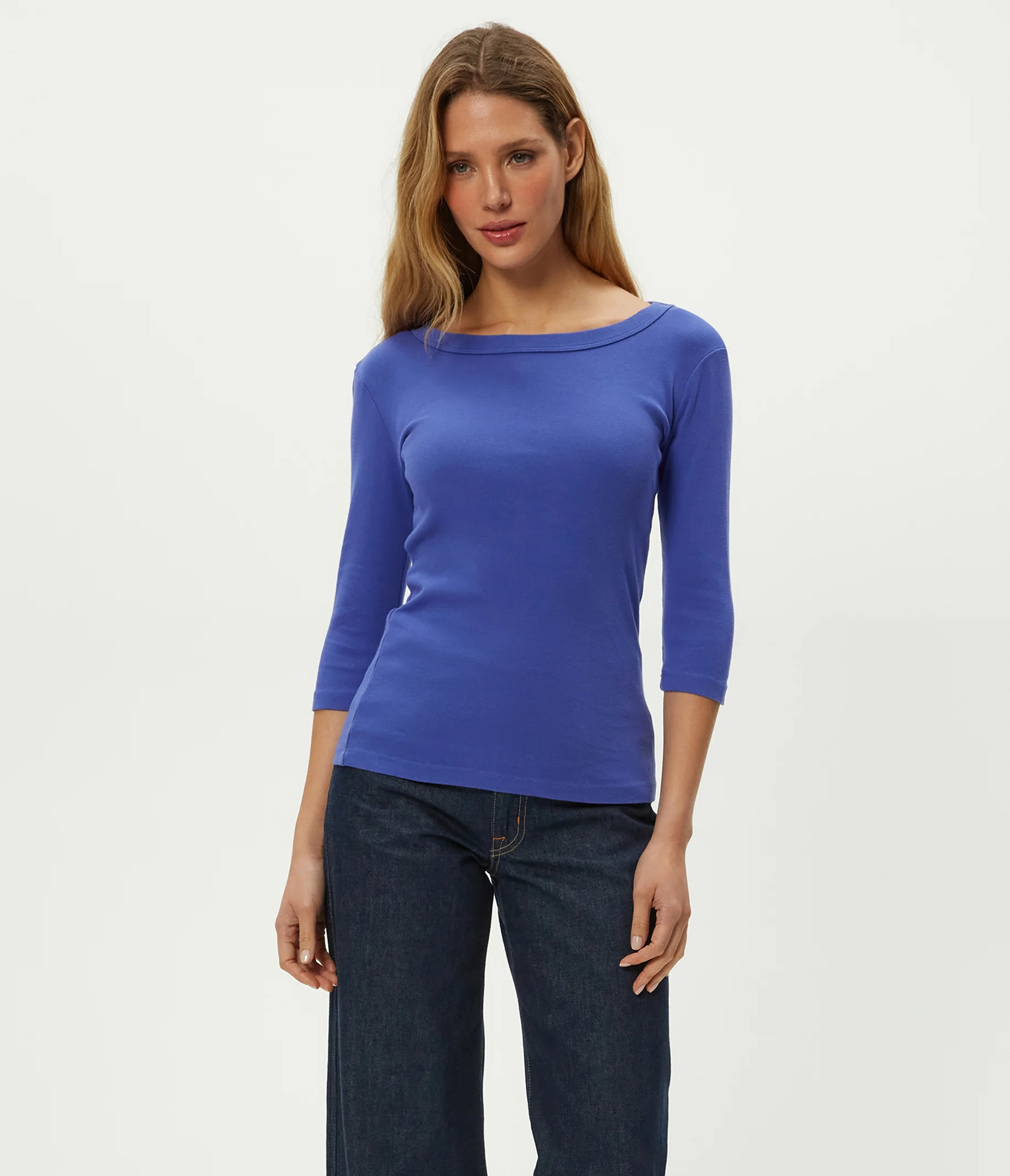 Dot 3/4 Sleeve Tee - Image 62