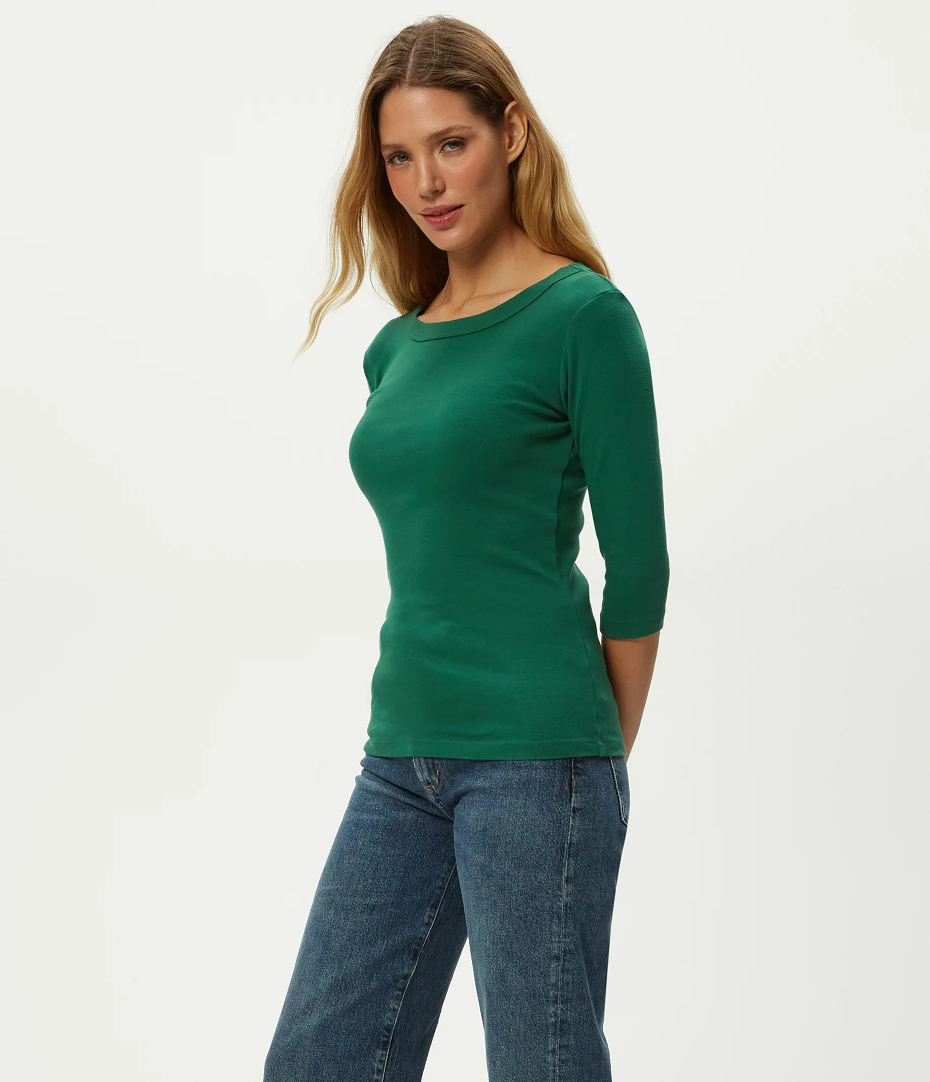 Dot 3/4 Sleeve Tee - Image 68