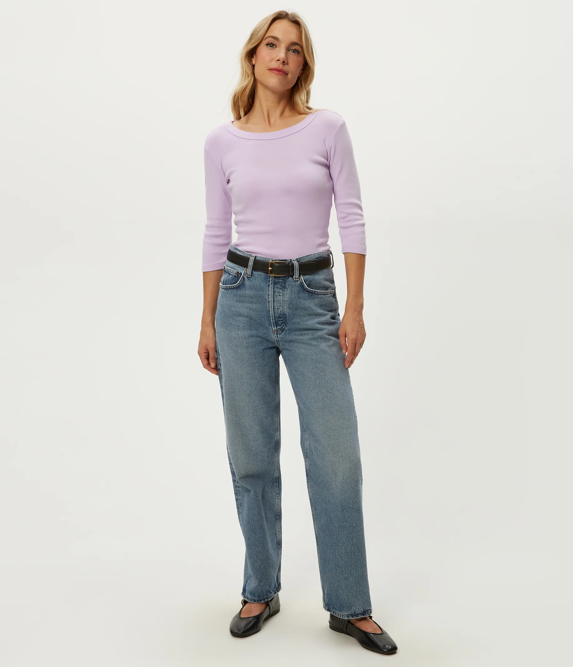 Dot 3/4 Sleeve Tee - Image 7