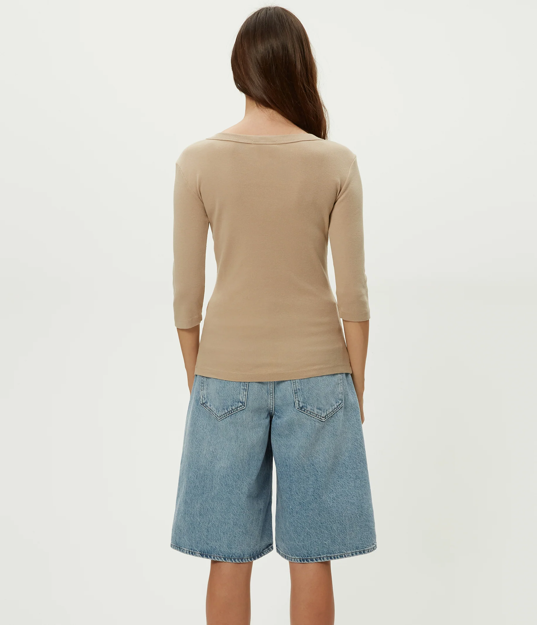 Dot 3/4 Sleeve Tee - Image 73