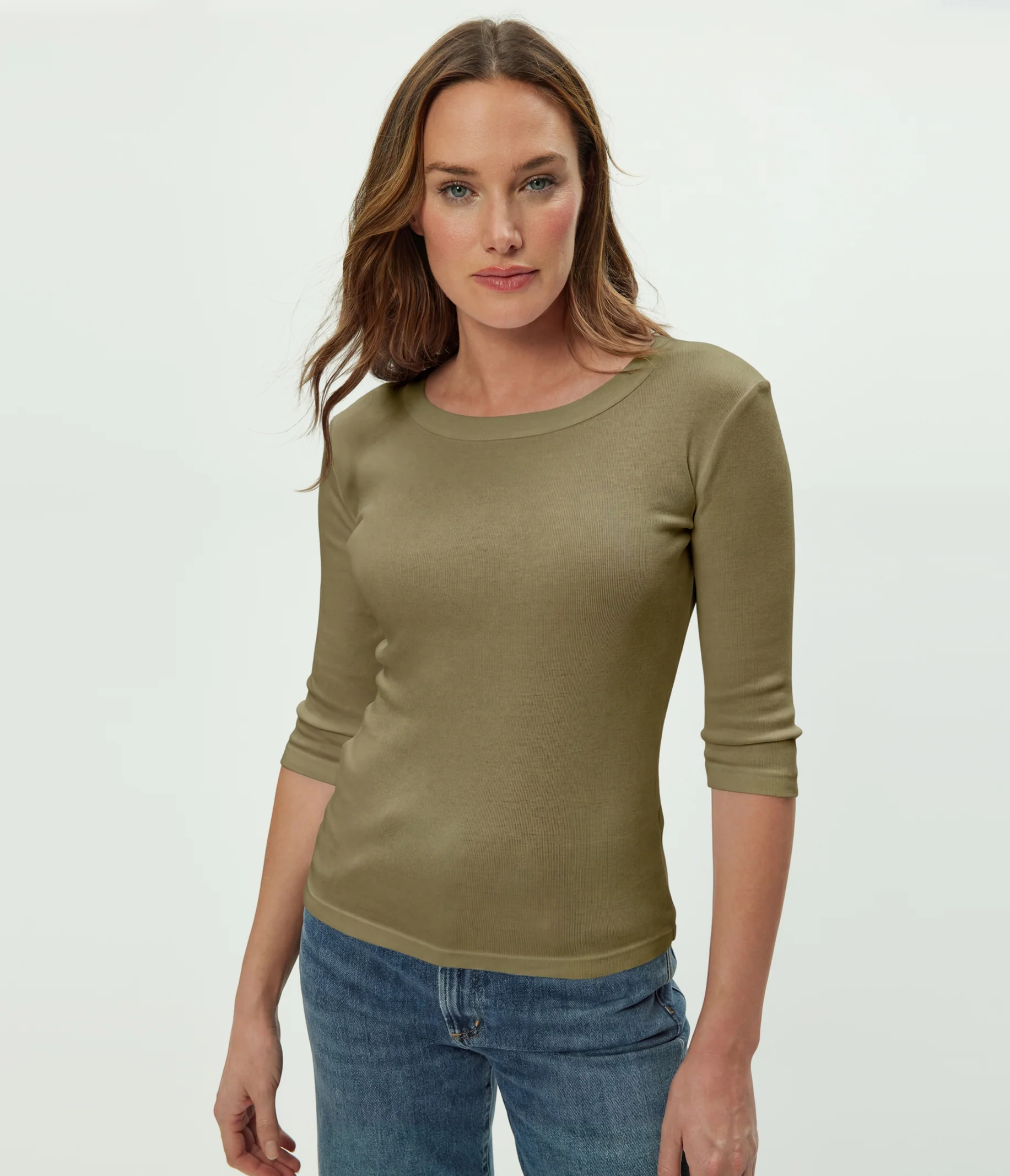 Dot 3/4 Sleeve Tee - Image 74