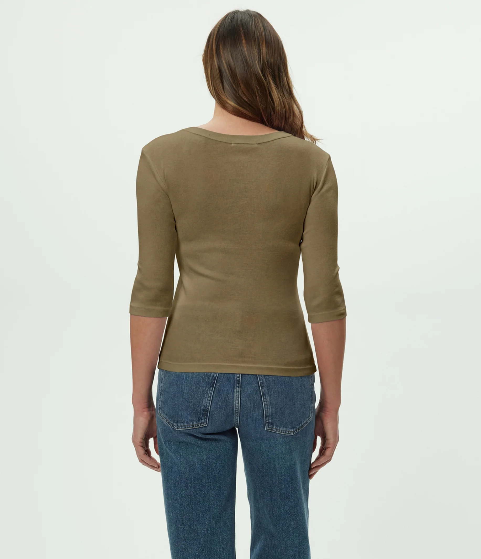 Dot 3/4 Sleeve Tee - Image 77