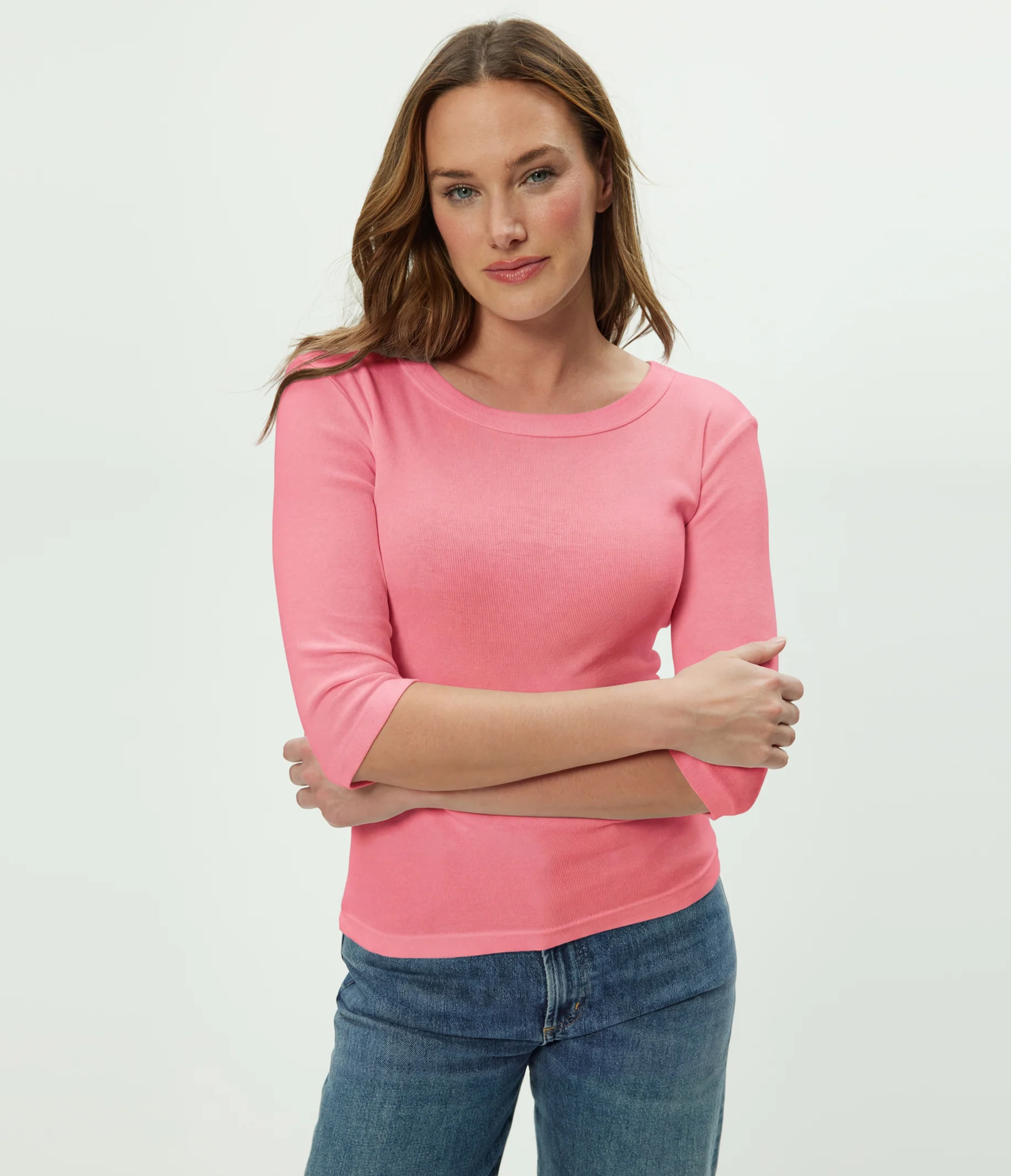 Dot 3/4 Sleeve Tee - Image 78