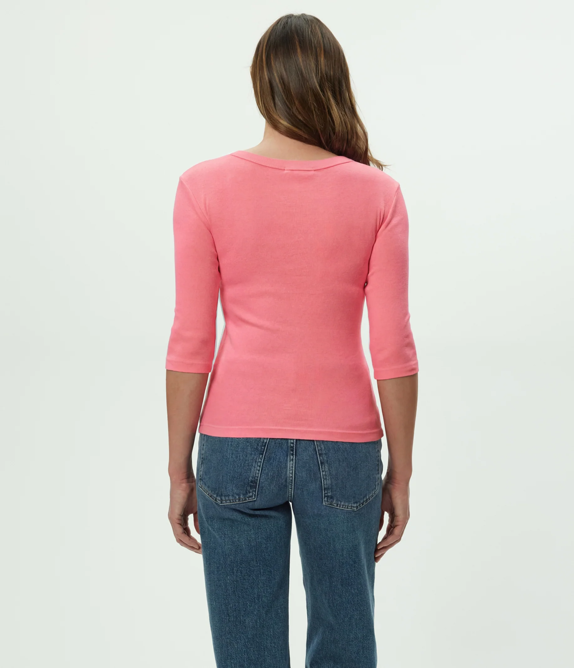 Dot 3/4 Sleeve Tee - Image 81