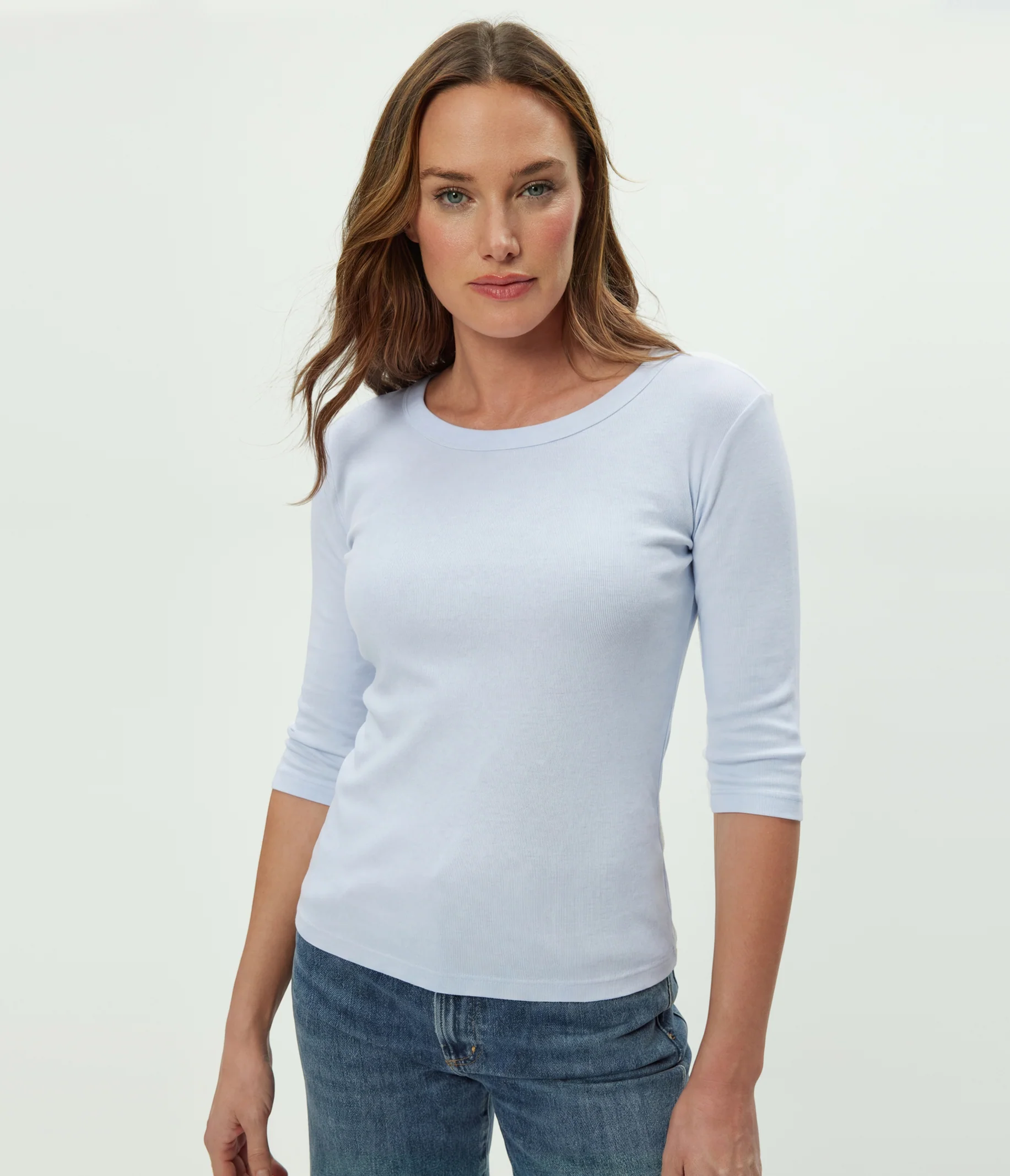 Dot 3/4 Sleeve Tee - Image 82