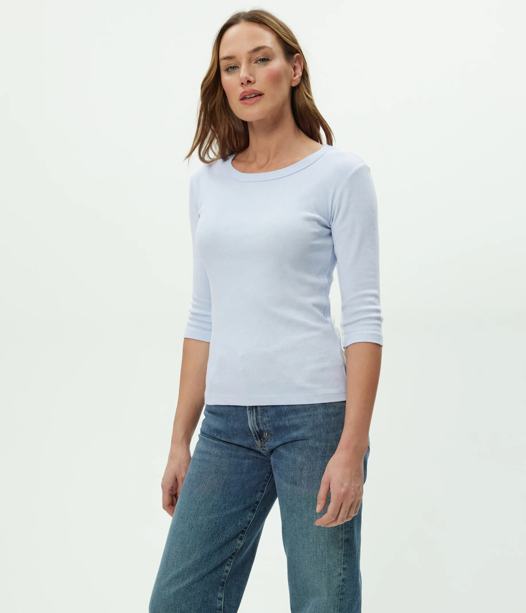 Dot 3/4 Sleeve Tee - Image 84