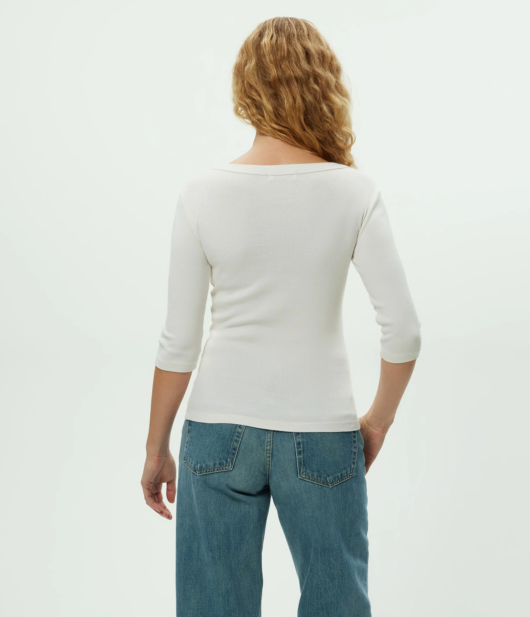 Dot 3/4 Sleeve Tee - Image 89