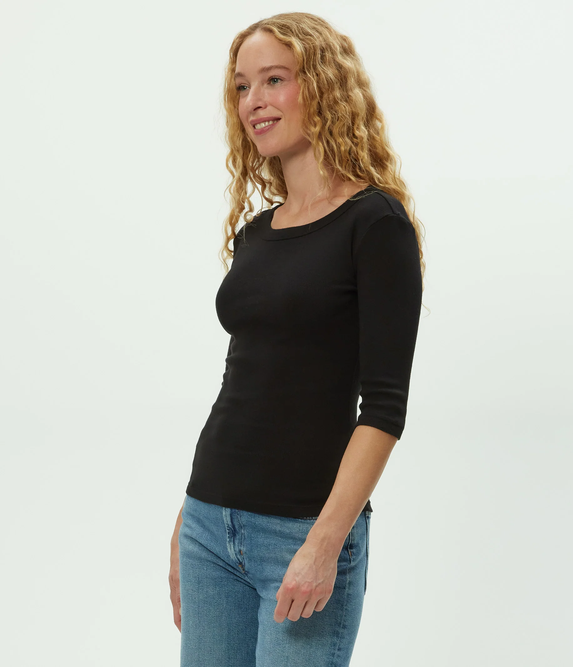 Dot 3/4 Sleeve Tee - Image 96