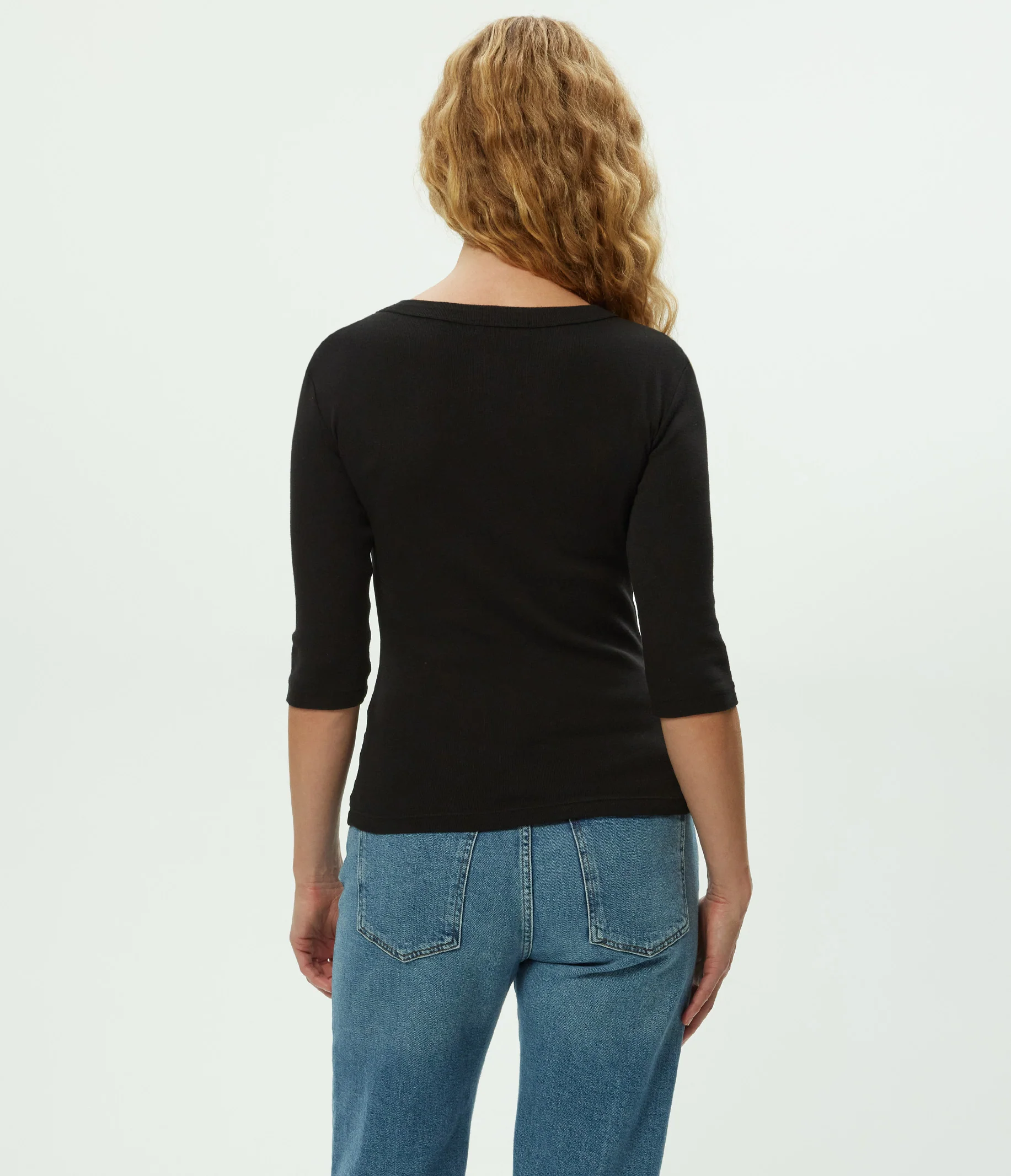 Dot 3/4 Sleeve Tee - Image 97