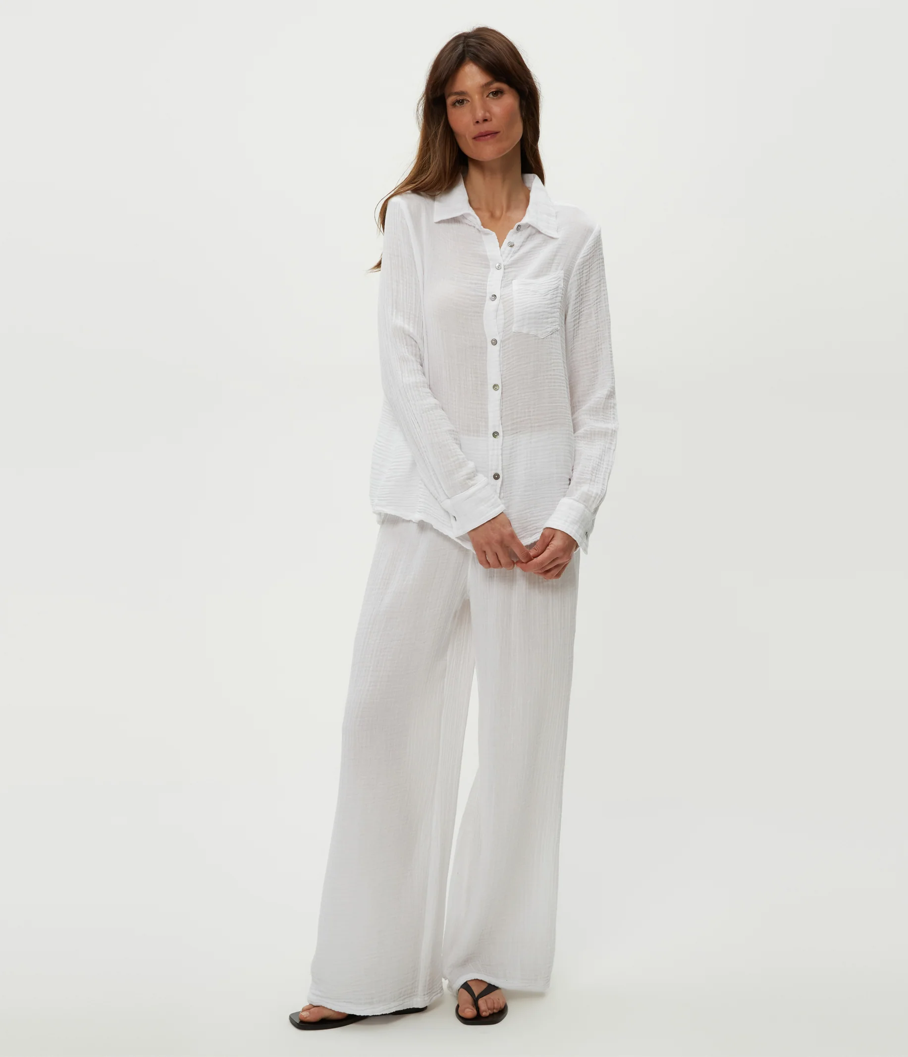Ernie Gauze Button Down Shirt - Image 19