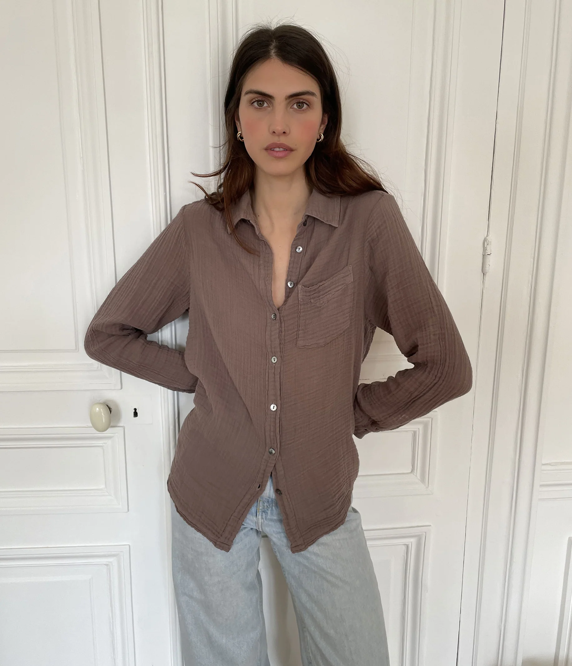 Ernie Gauze Button Down Shirt - Image 20